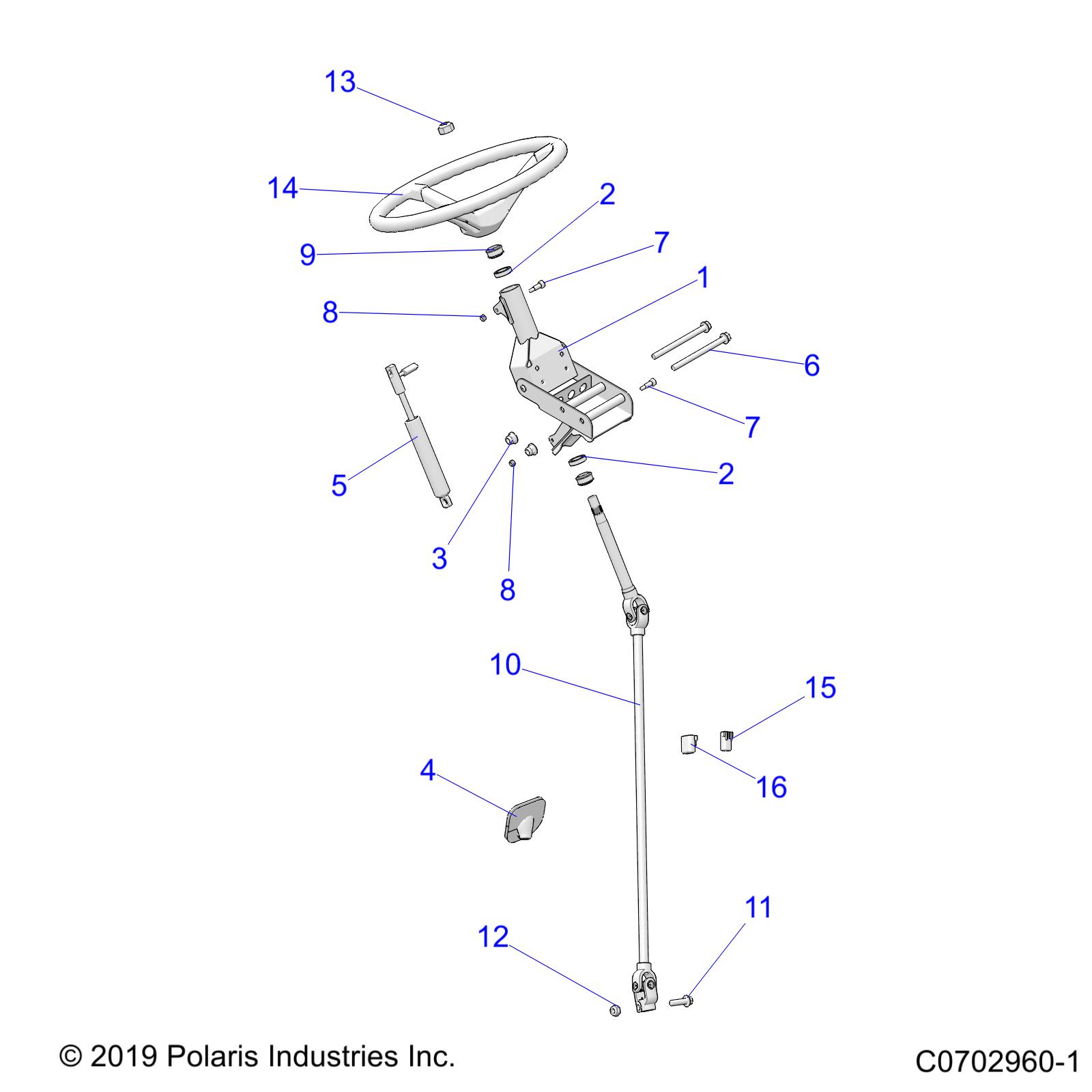 STEERING, STEERING ASM. - D20BBP99A4/B4/FP99A4 (C0702960-1)