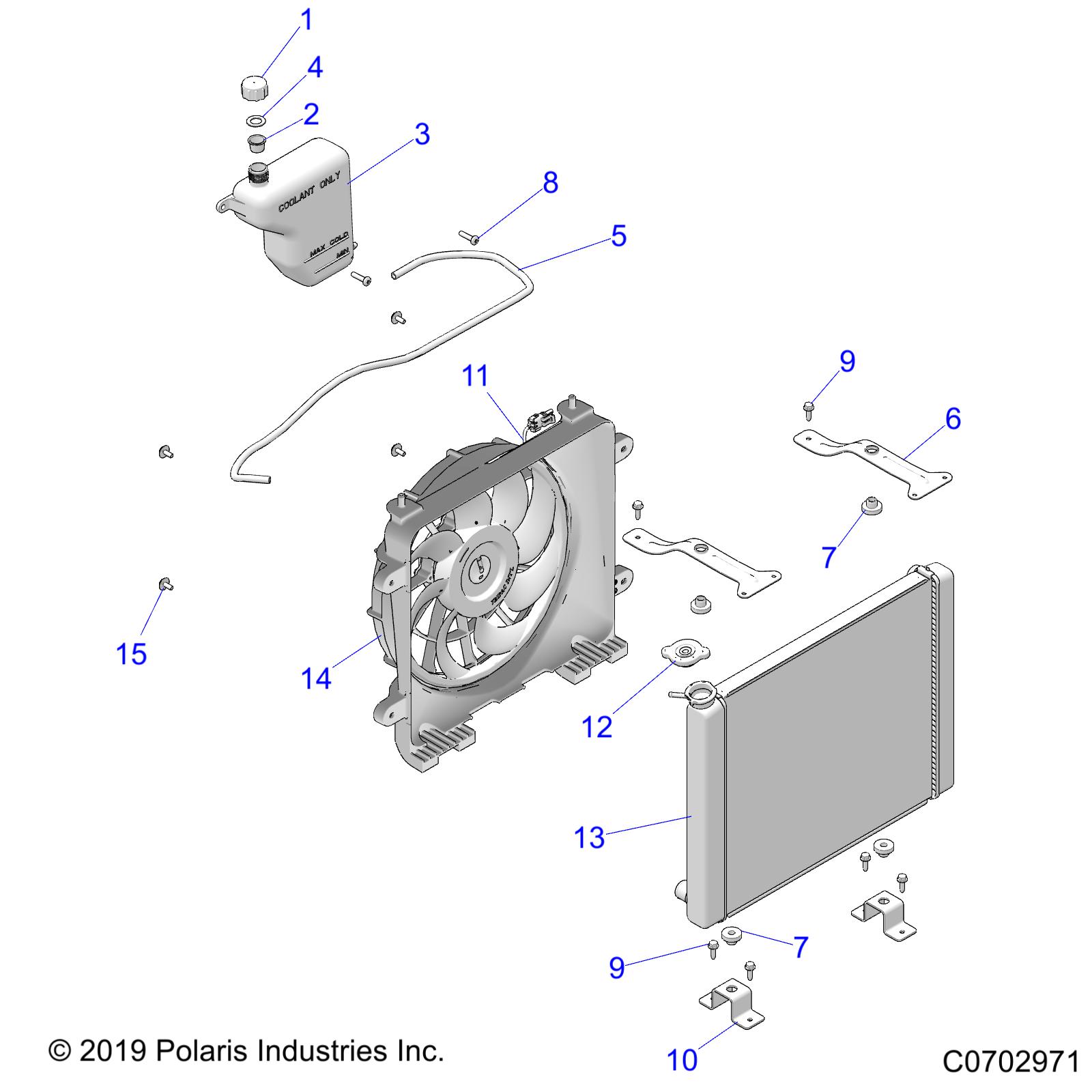 ENGINE, COOLING, RADIATOR - D24P2AD4B4/ED4B4/FD4B4/GD4B4/UD4B4/VD4B4/WD4B4/YD4B4 (C0702971)