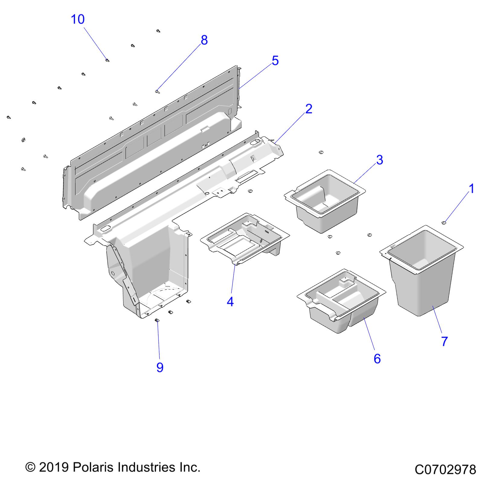 BODY, STORAGE AND CLOSE OFF - D20BEPD4B4 (C0702978)