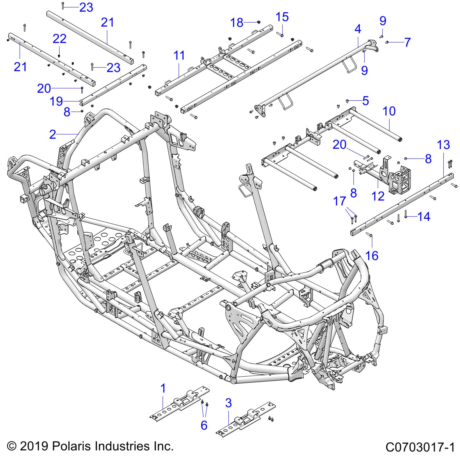 CHASSIS, MAIN FRAME - Z21R4D92AM/BM/AC/BC (C0703017-1)