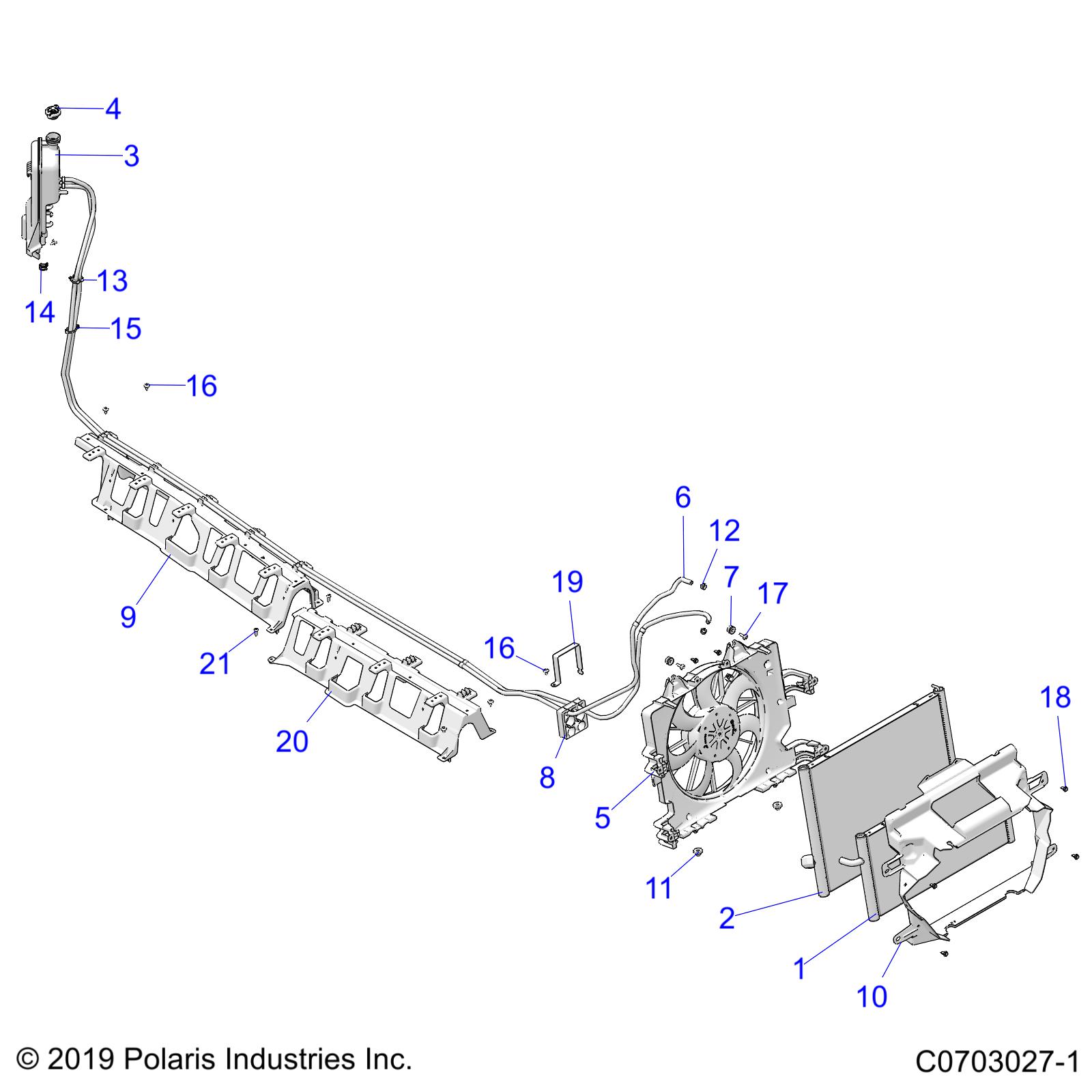 ENGINE, COOLING, RADIATOR - Z21R4C92AL/AX/BL/BX (C0703027-1)