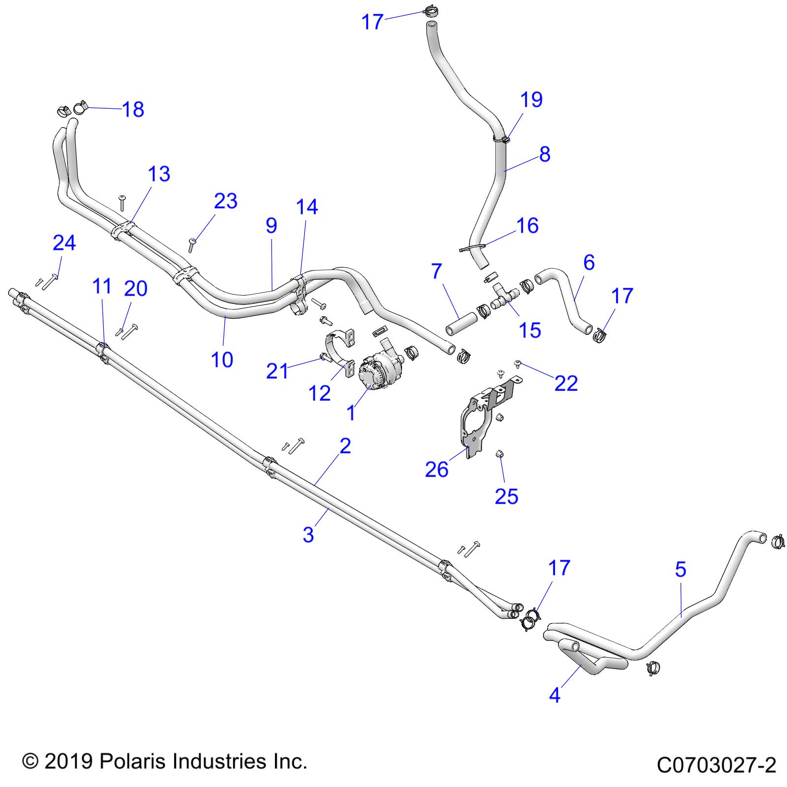 ENGINE, COOLING ROUTING, MANIFOLD - Z21R4C92BF (C0703027-2)