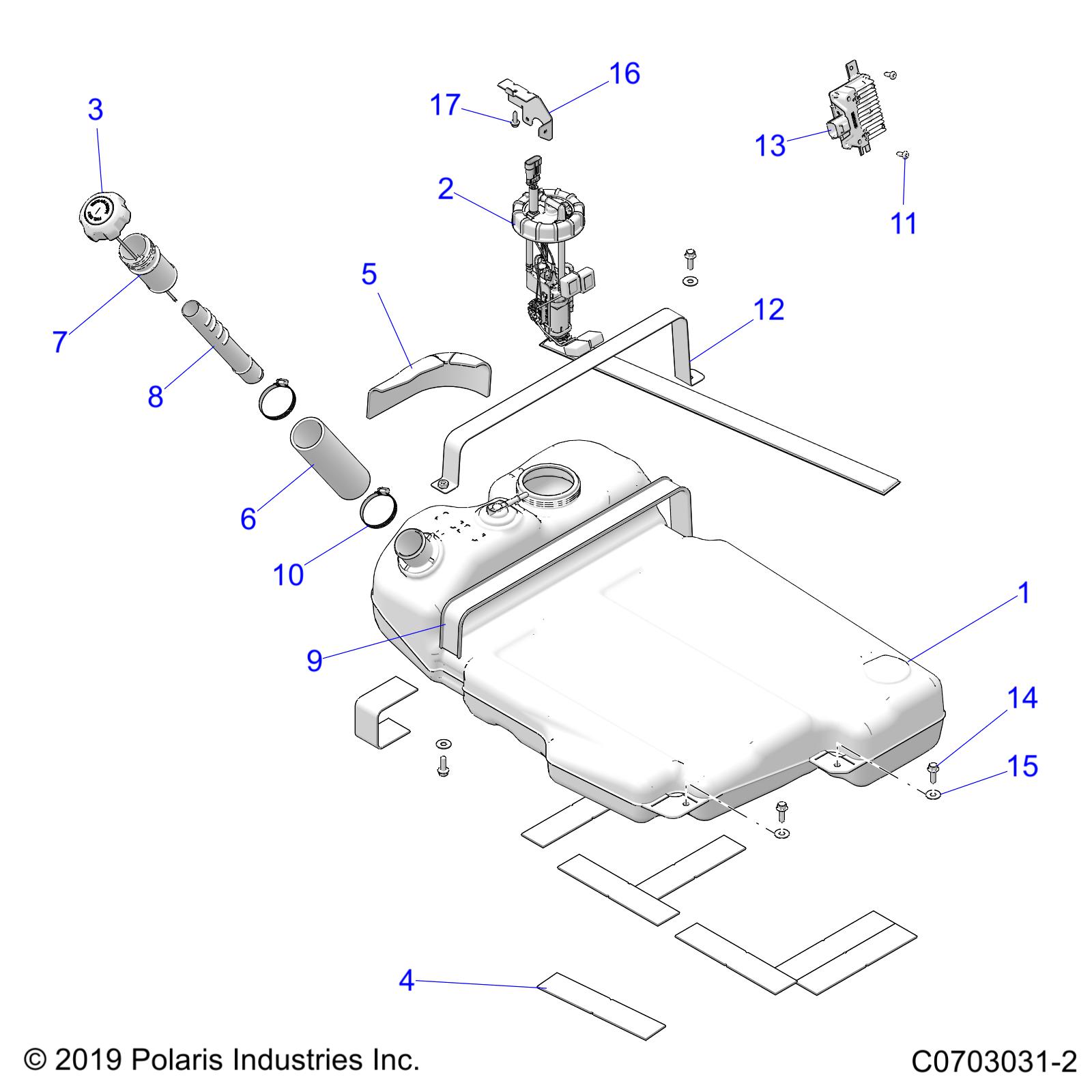 BODY, FUEL TANK - Z20RAB92LR/D92LC/E92LT (C0703031-2)