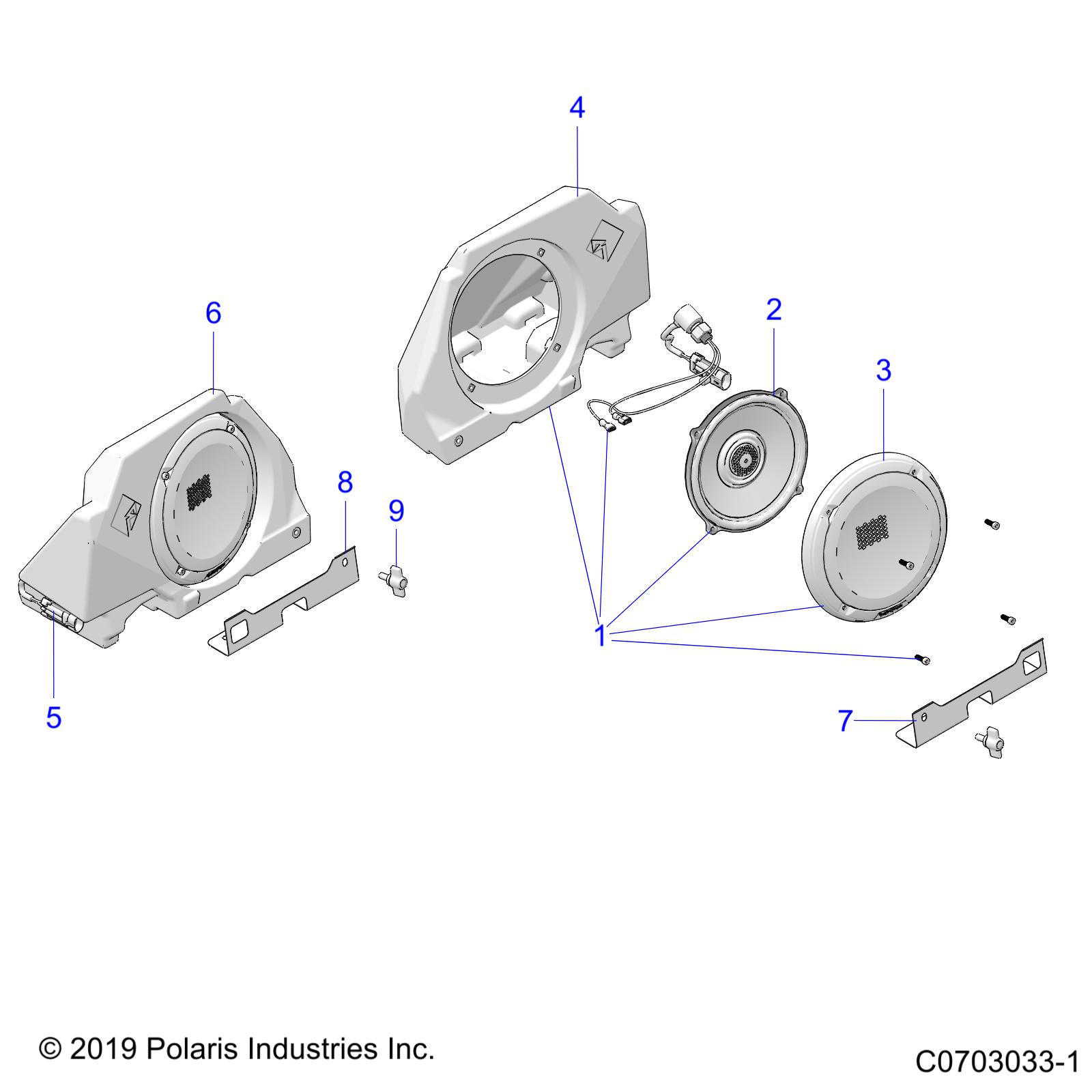 ELECTRICAL, OPTION, AUDIO, REAR - Z23G4D92AL/BL/AE/BE (C0703033-1)