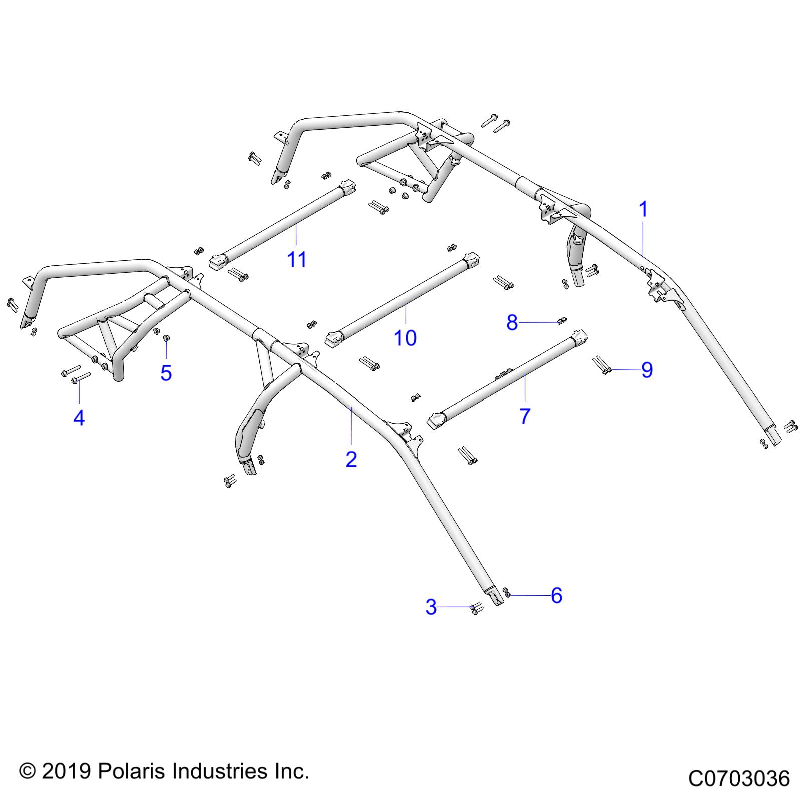 CHASSIS, CAB FRAME - Z22R4D92AB/AK (C0703036)