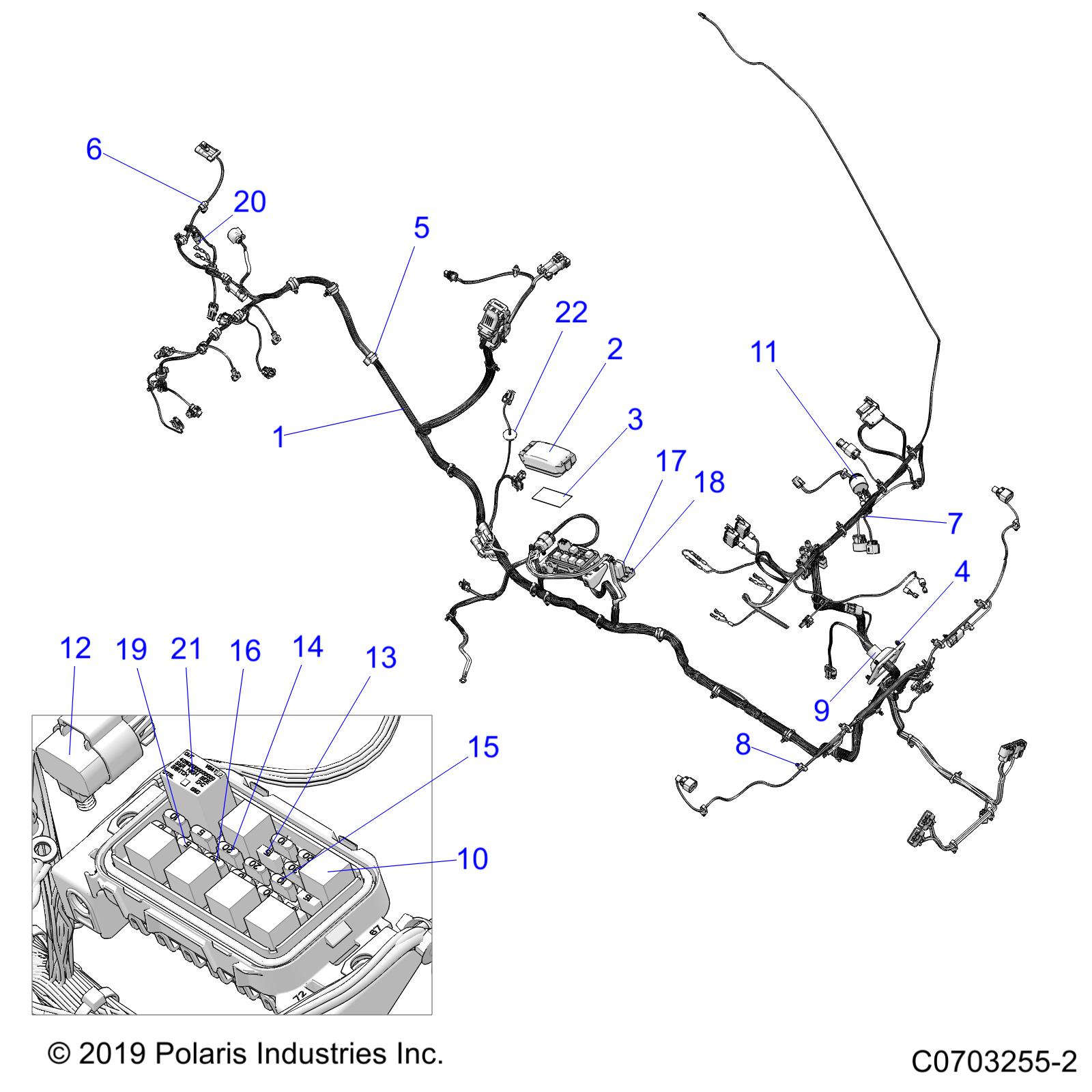 ELECTRICAL, WIRE HARNESSES - D20BBP99A4/B4/FP99A4 (C0703255-2)