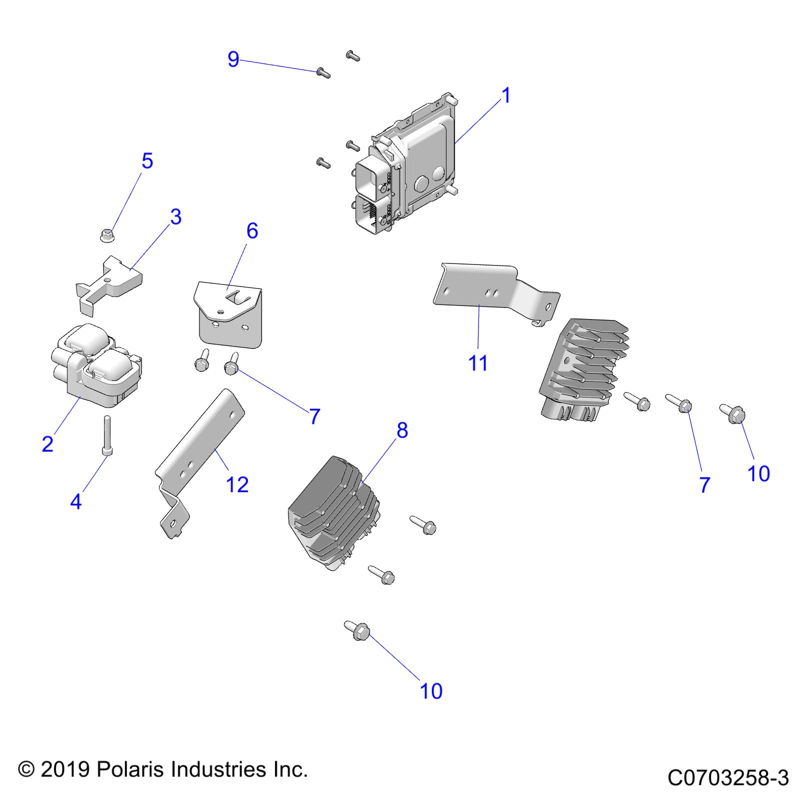 ELECTRICAL, SENSORS and MODULES - D20BBP99A4/B4/FP99A4 (C0703258-3)