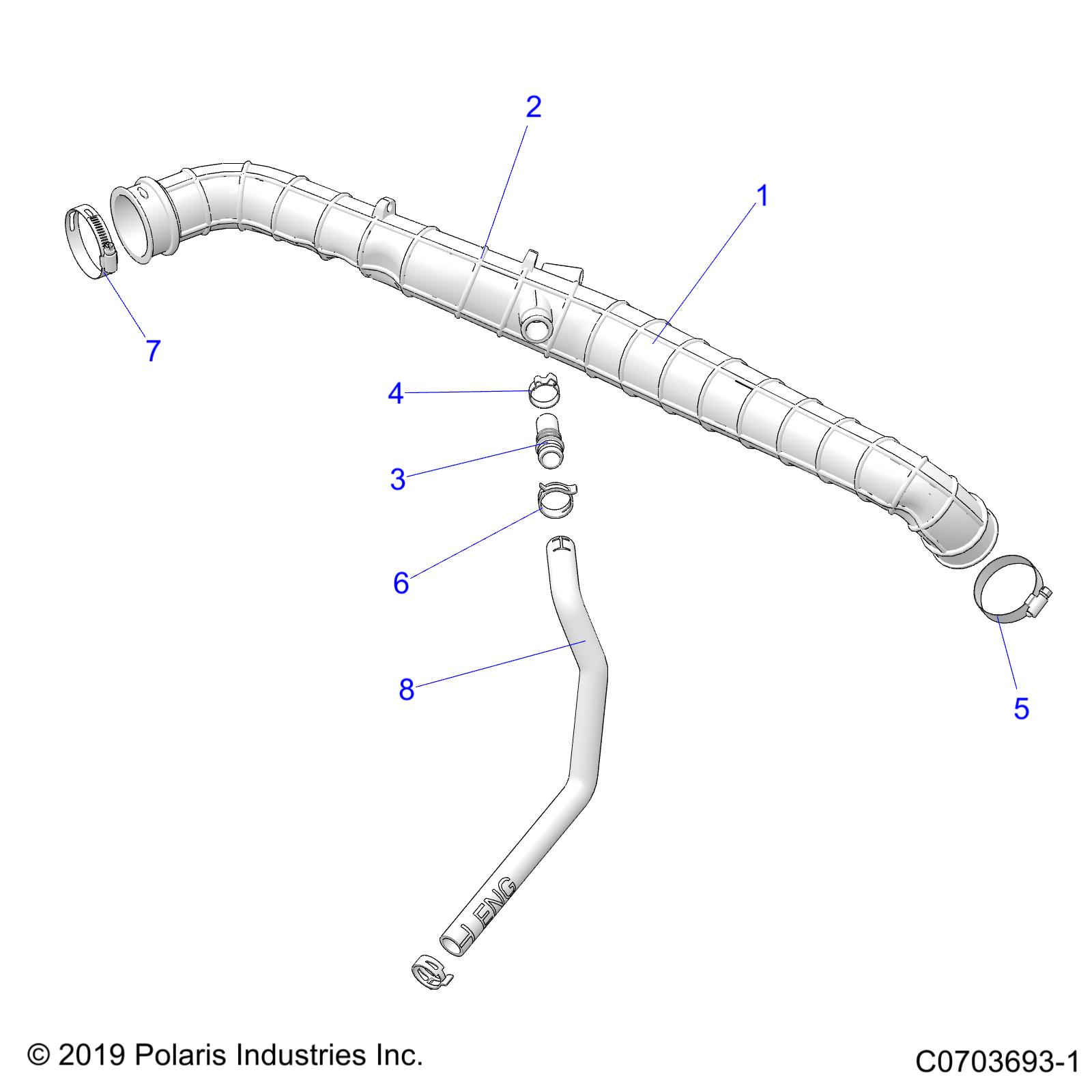 ENGINE, AIR INTAKE, REAR - D24P2A99A4/B4/E99A4/F99A4/G99A4/U99A4/B4/V99A4/W99A4/Y99A4 (C0703693-1)