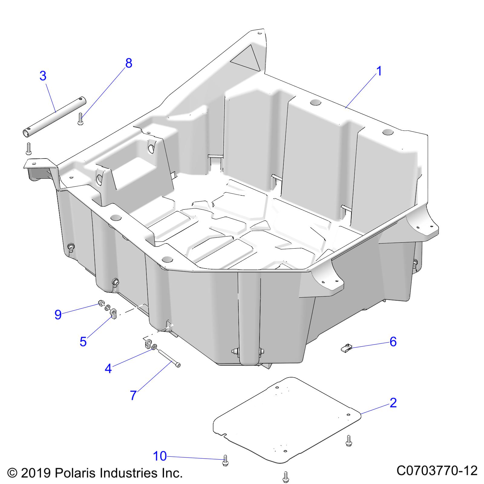 BODY, REAR RACK, MOUNTING - Z21RAD92AC/AM/BC/BM (C0703770-13)