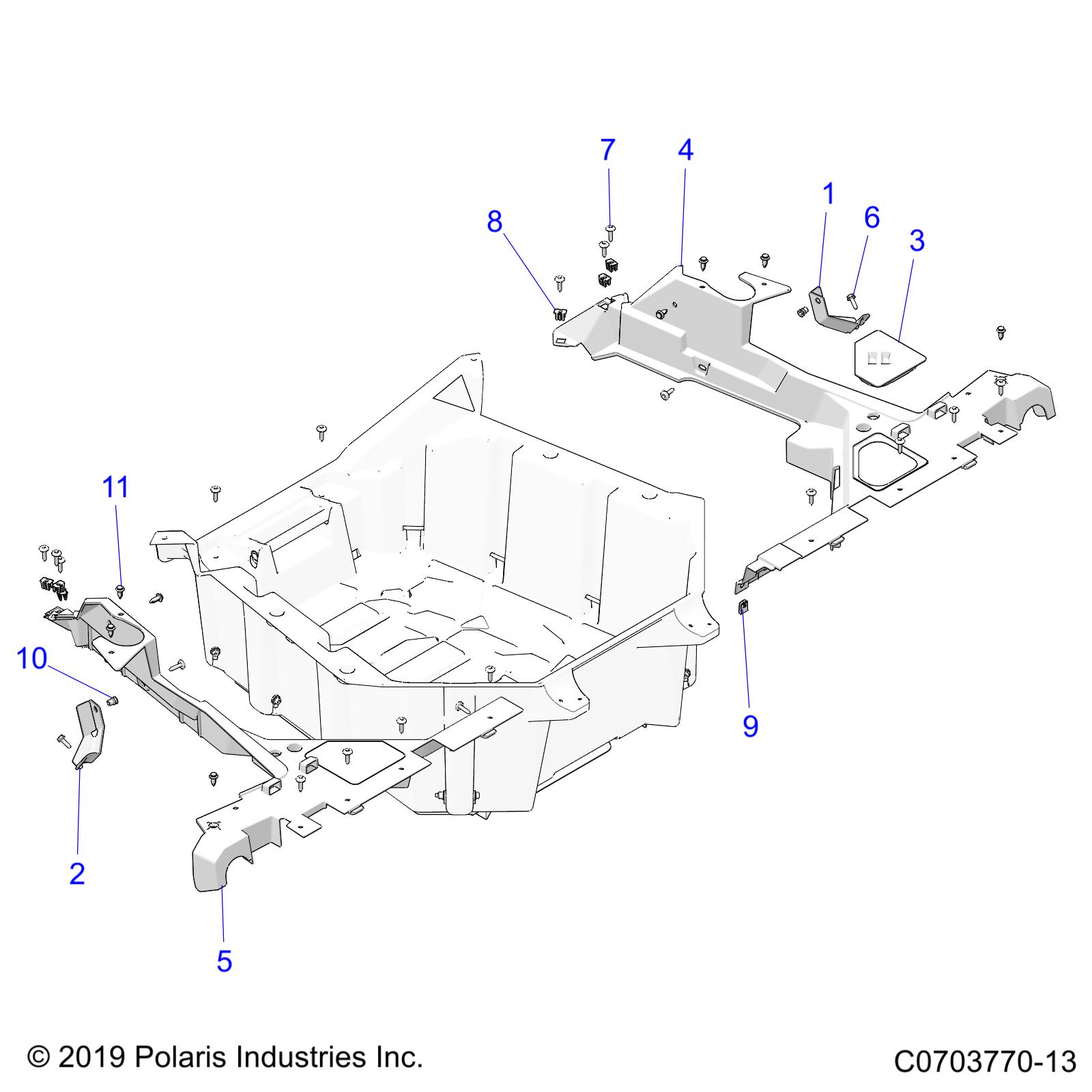 BODY, REAR RACK, MOUNTING - Z23G4D92AL/BL/AE/BE (C0703770-13)