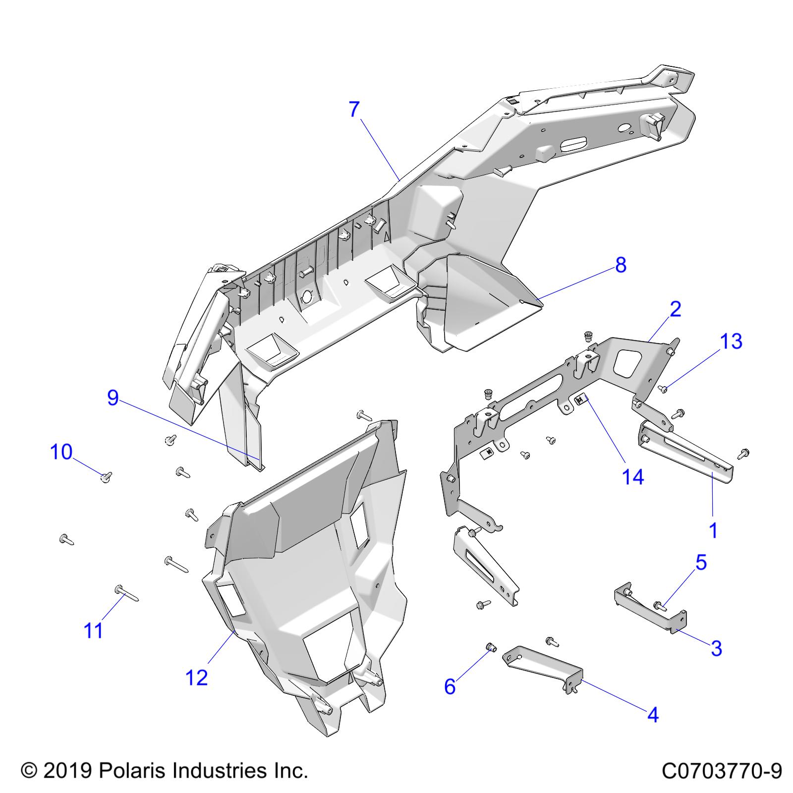 BODY, REAR BUMPER - Z22R4D92AB/AK (C0703770-9)