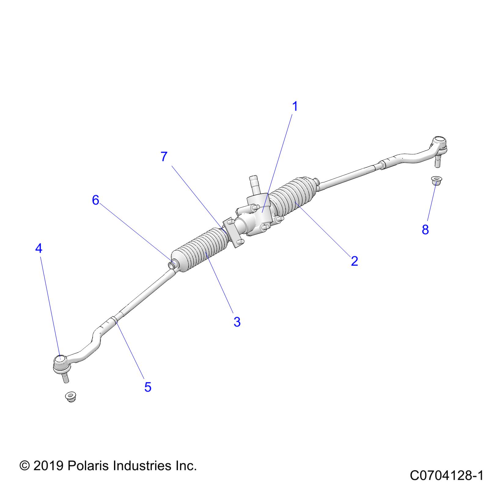 STEERING, RACK AND PINION- Z20NAE92AL/AR/BL/BR/F92AL/AR (C0704128-1)