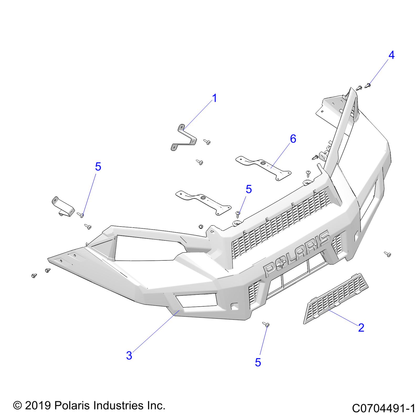 BODY, FRONT FACIA - D24P4E99A4/B4/F99A4/V99A4/B4/Y99A4 (C0704491-1)