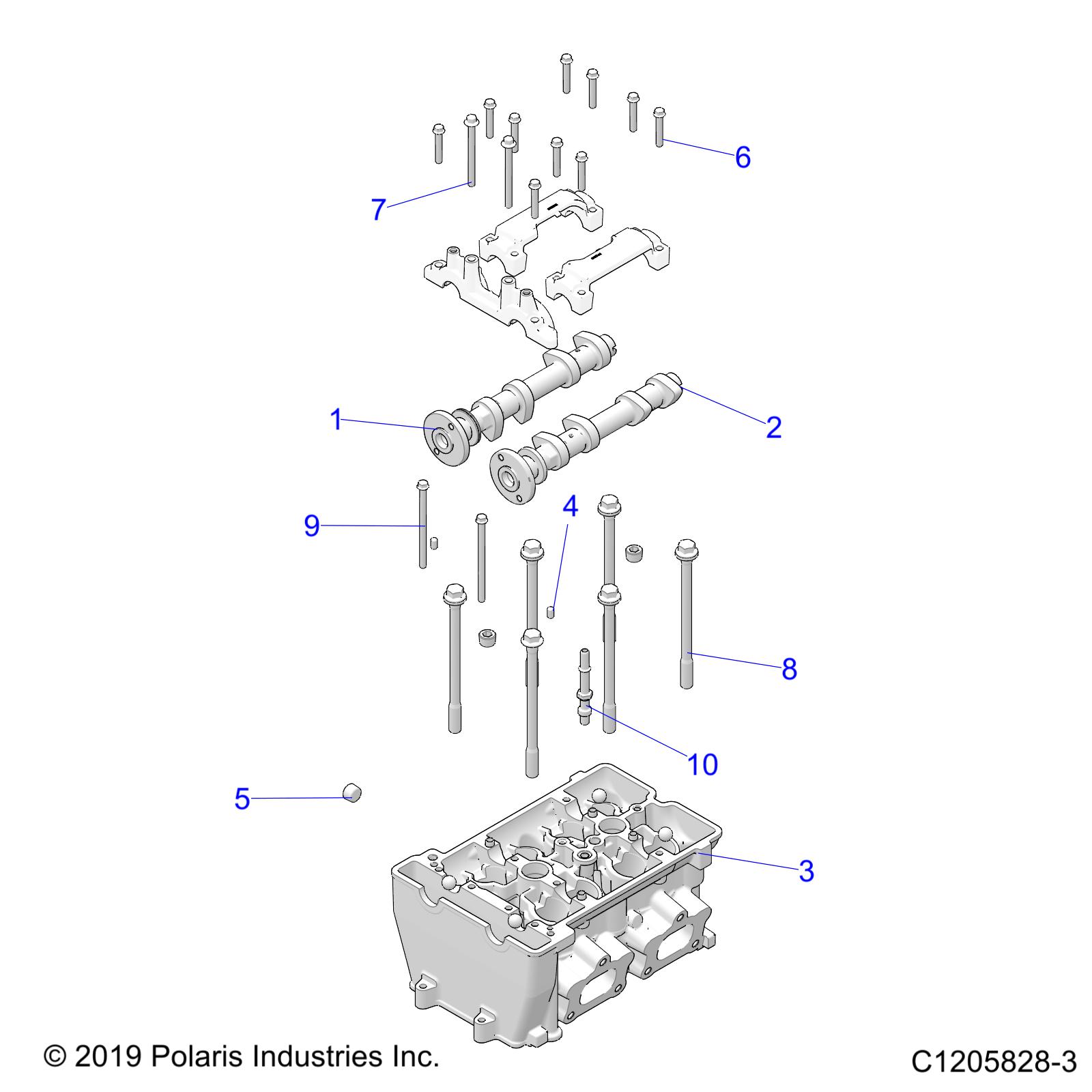 ENGINE, CYLINDER HEAD - Z21RAC92AL/AX/BL/BX (C1205828-3)