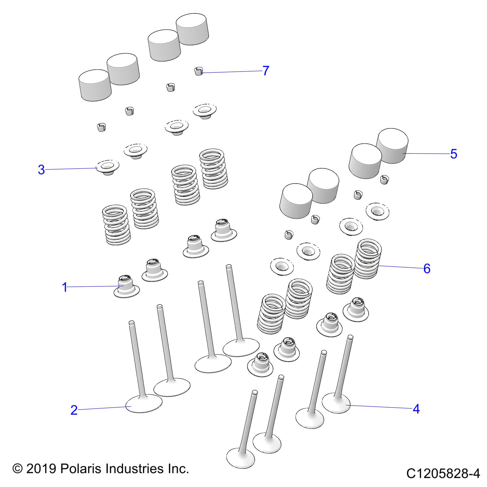 ENGINE, VALVES - Z22MAE92AJ/BJ/AD/BD/AG/BG (C1205828-4)