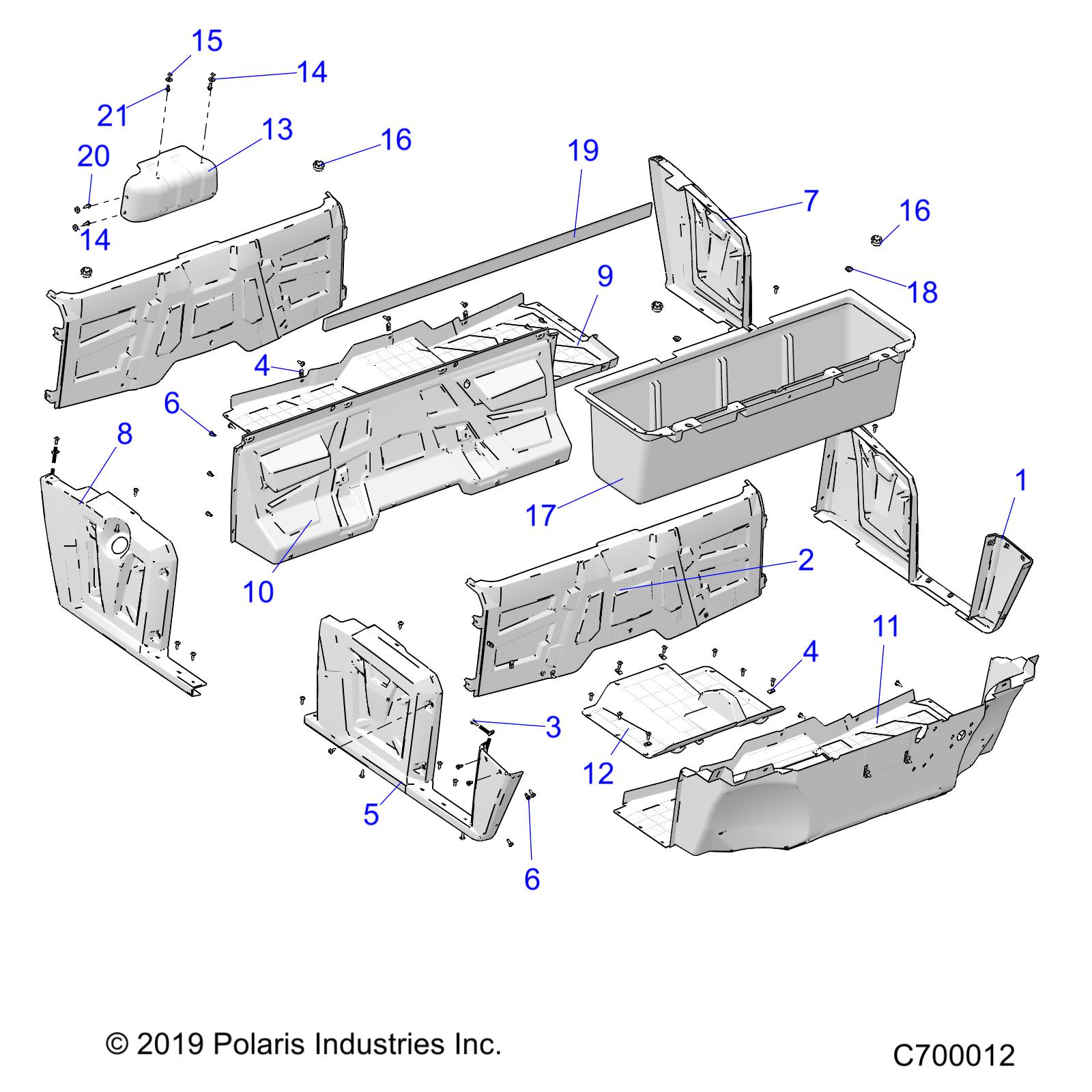 BODY, FLOOR and FENDERS - R24CDA57A1 (C700012)