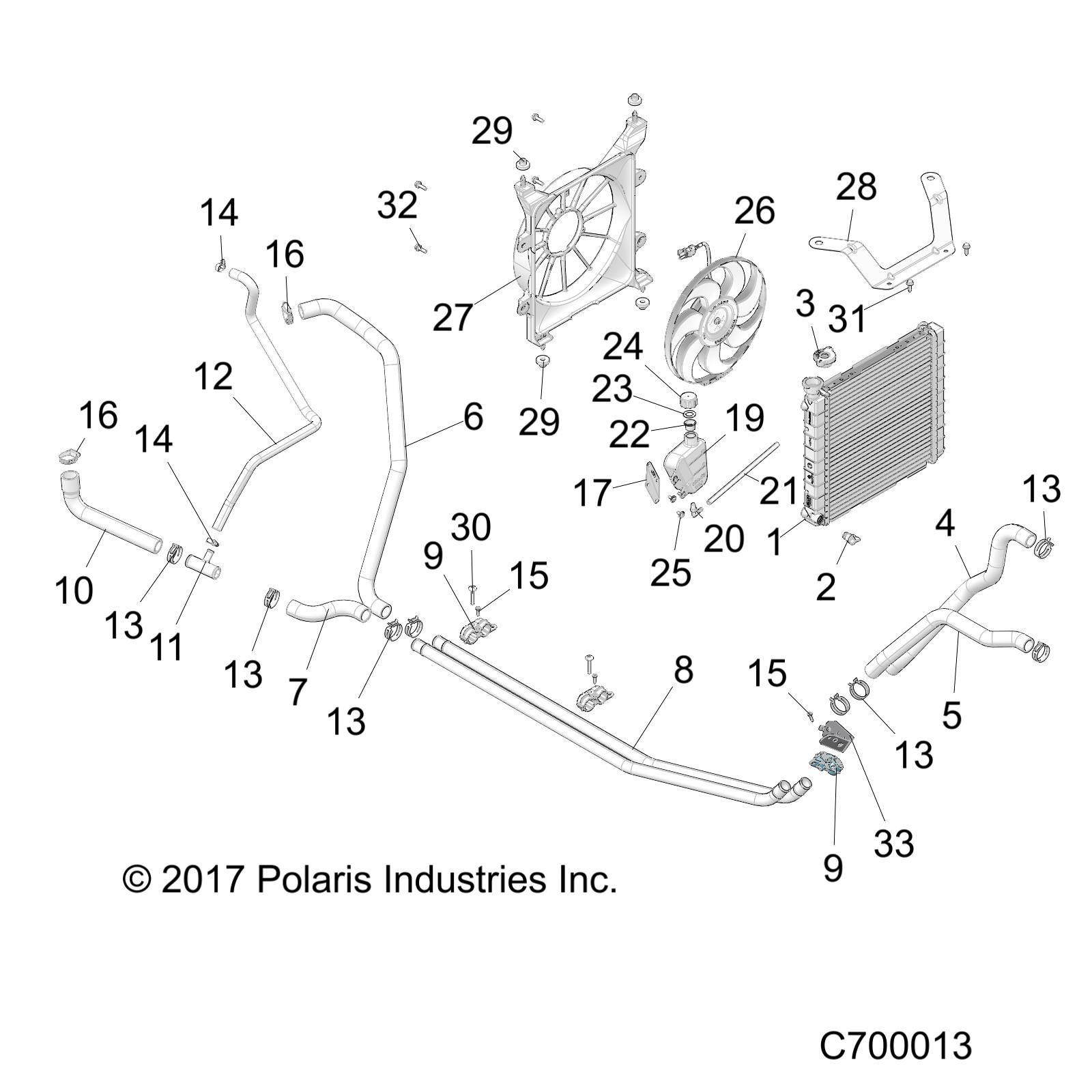 ENGINE, COOLING SYSTEM - R19RMA57B1/B9/L7/EBX (C700013)