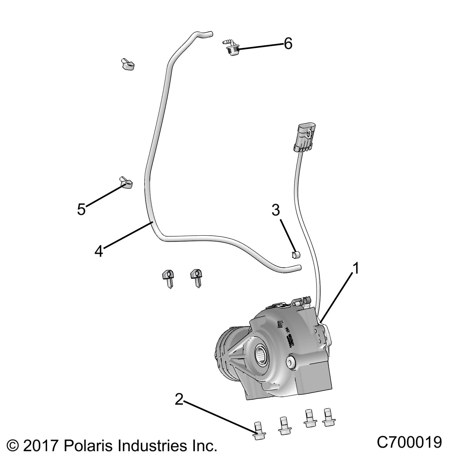 DRIVE TRAIN, FRONT GEARCASE MOUNTING - R19RSE99A (C700019)