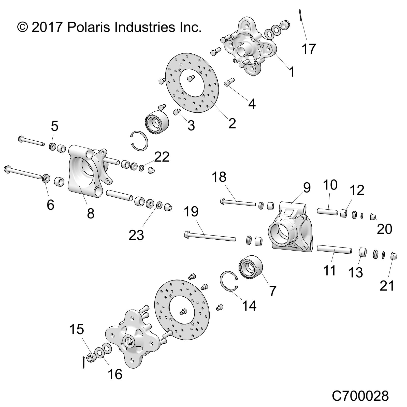 SUSPENSION, REAR CARRIER - R23RRU99A9/AJ/AK/AX/B9/BJ/BK/BX (C700028)