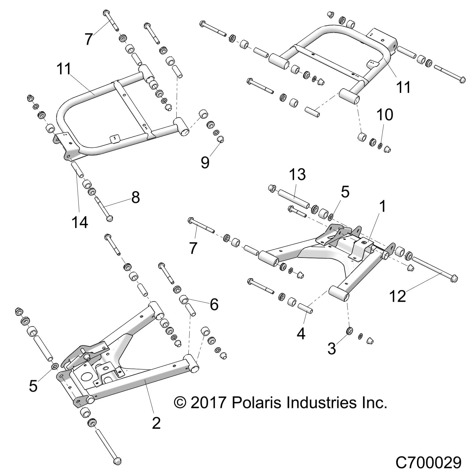 SUSPENSION, REAR CONTROL ARMS - R24T6E99RM/SM (C700029)