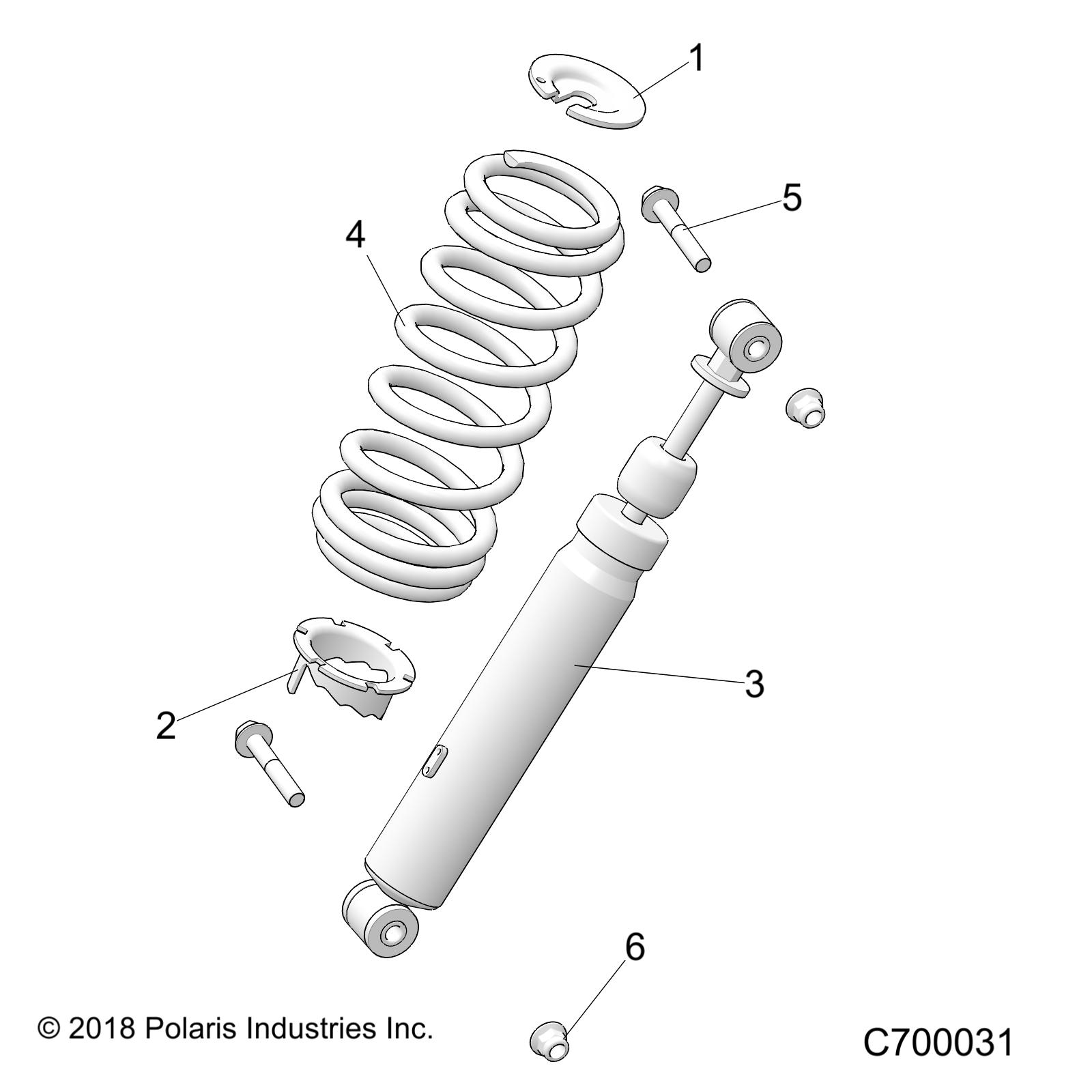 SUSPENSION, FRONT SHOCK MOUNTING - R19RSB99A9/B9 (C700031)