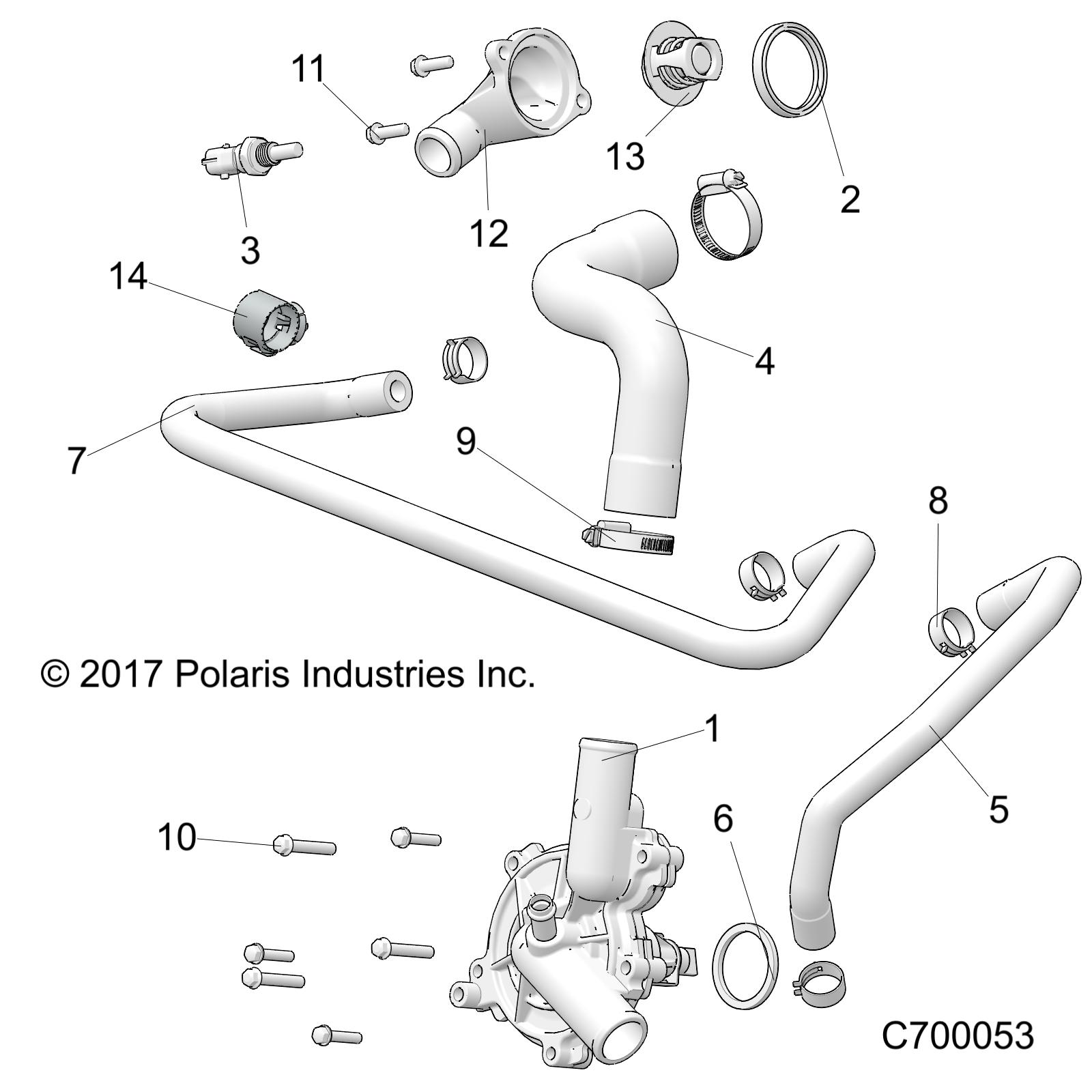 ENGINE, WATERPUMP AND BYPASS - R20RRB99A/B (C700053)