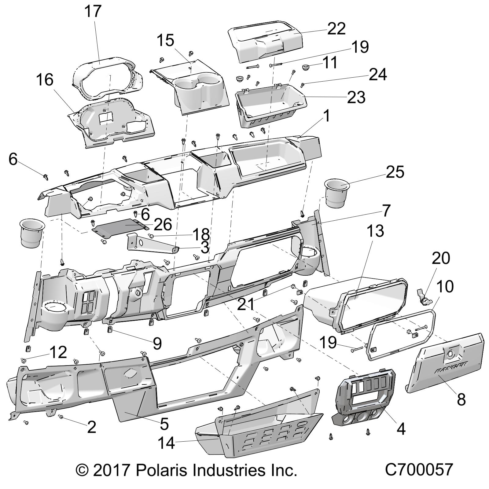 BODY, DASH - R19RRE99F1/FC/SC1/SCC/SFC/F1/SJ1/PCC/PFC (C700057)