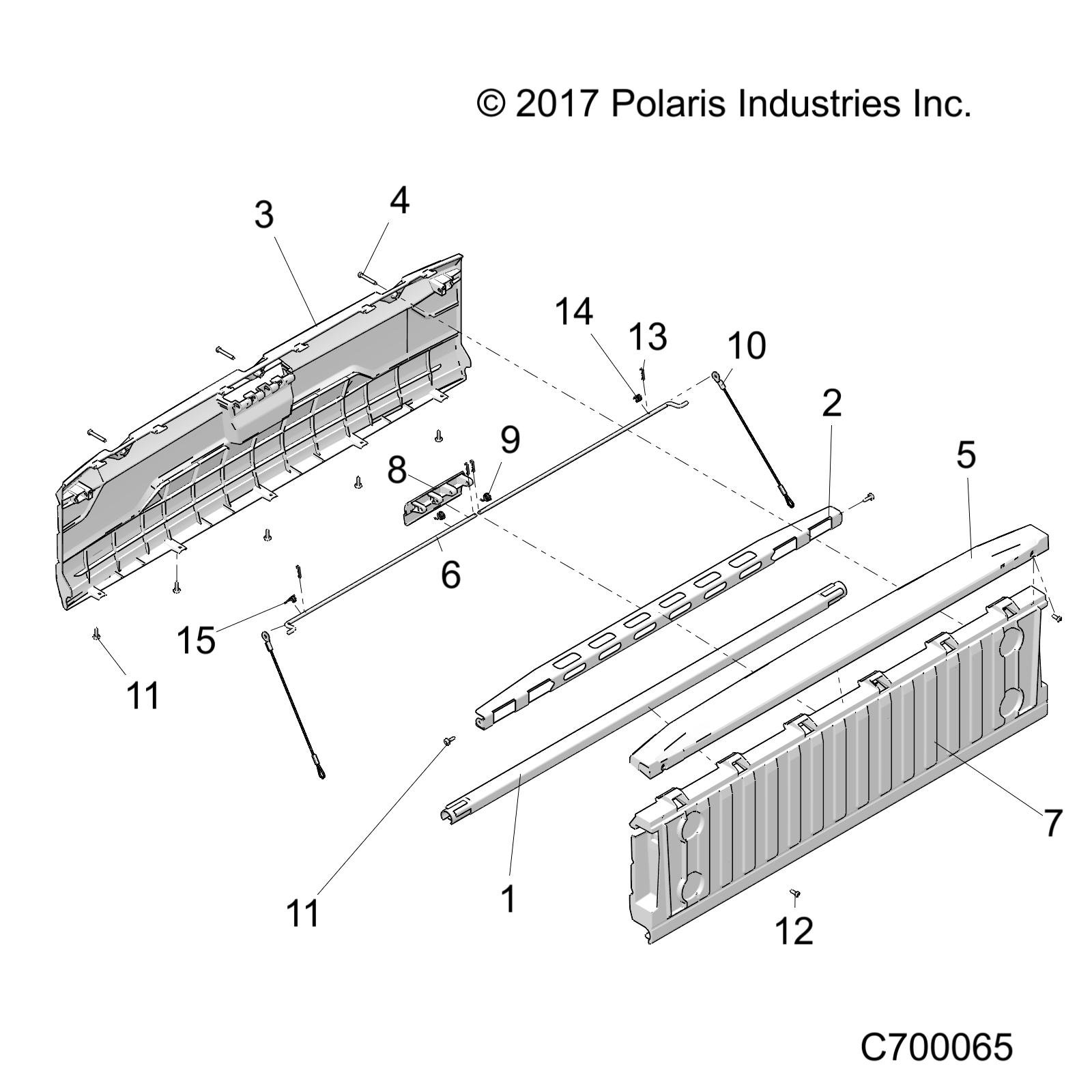 BODY, BOX, TAILGATE - R19RSU99A9/AD/B9/BD (C700065)