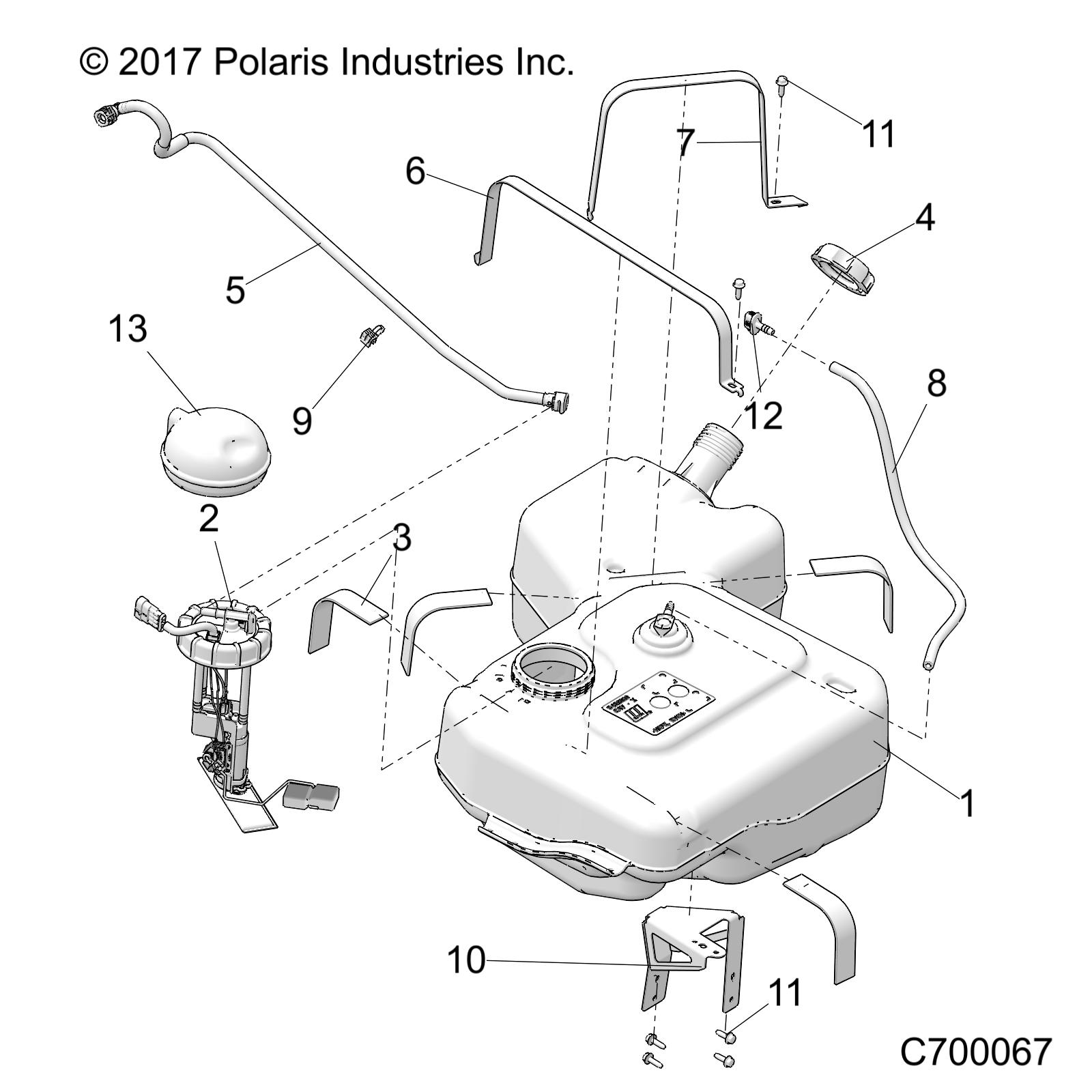 BODY, FUEL TANK - R19RSE99N1 (C700067)