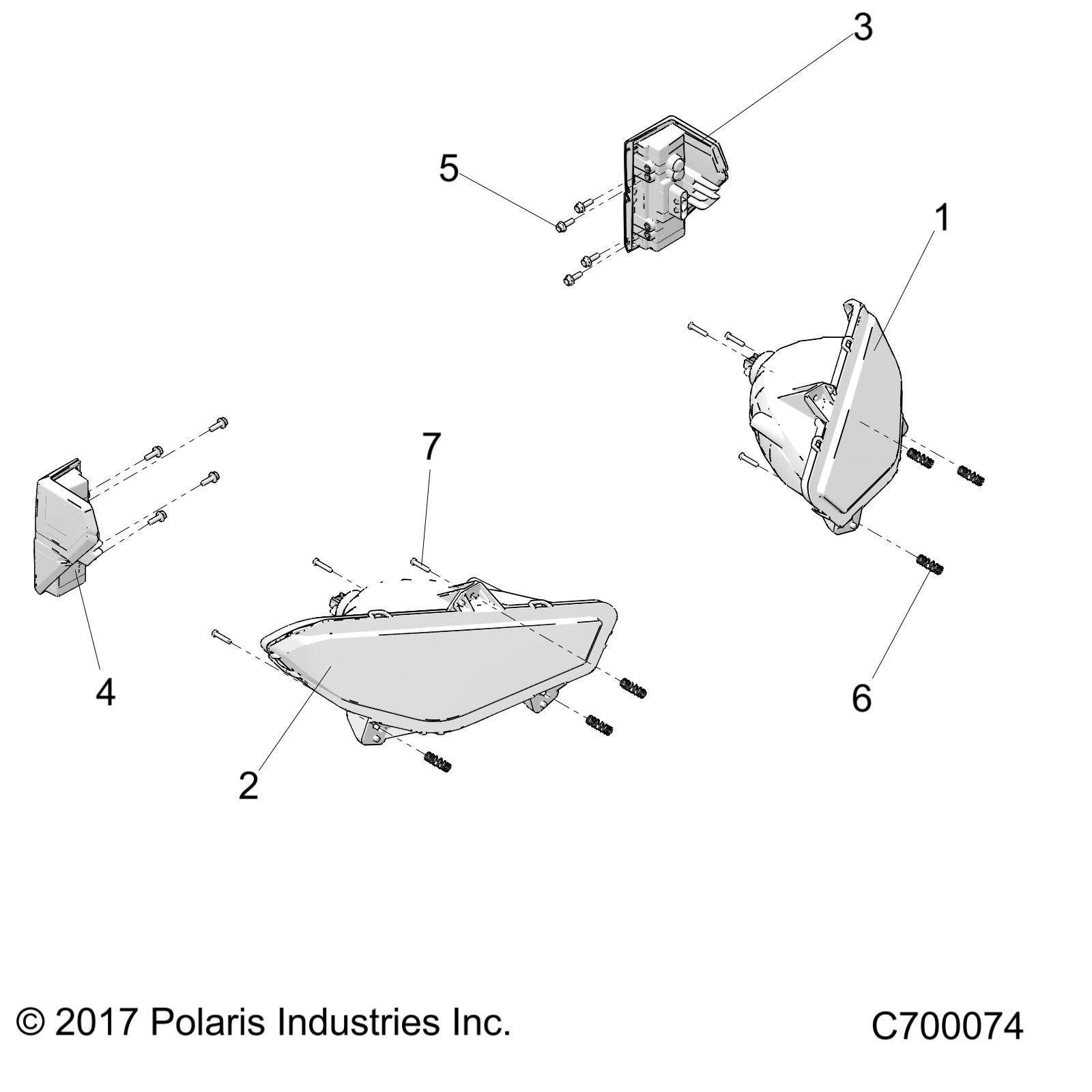 ELECTRICAL, HEADLIGHTS AND TAILLIGHTS - R19RRM99AL (C700074)