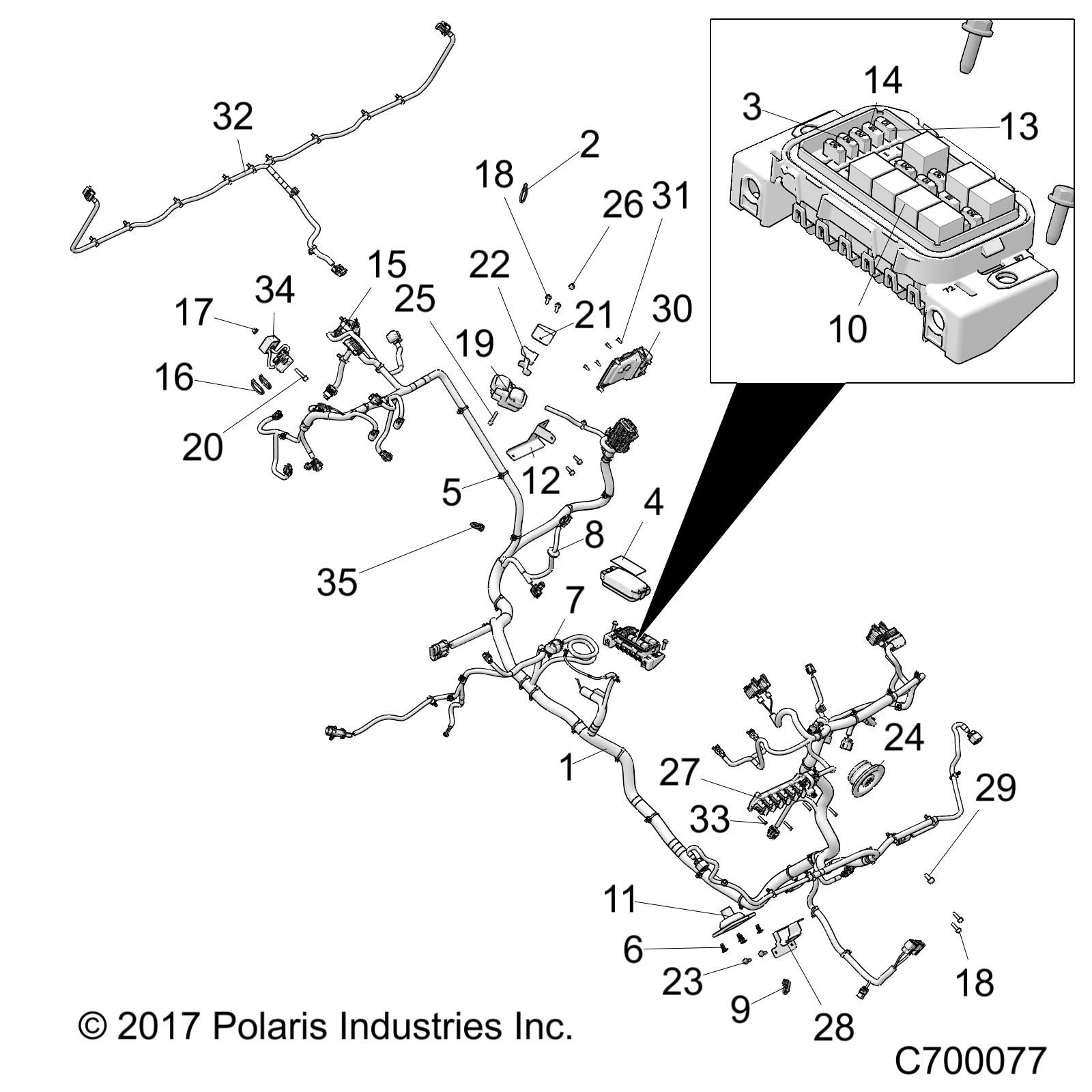 ELECTRICAL, WIRE HARNESS - R18RRU99AS/BS (C700077)