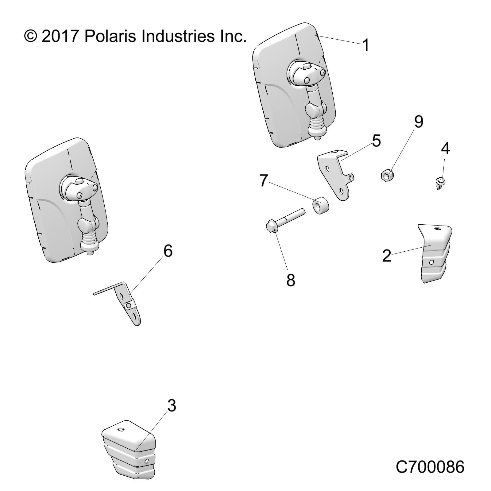 ACCESSORY, MIRRORS - R20RRED4J1 (C700086)