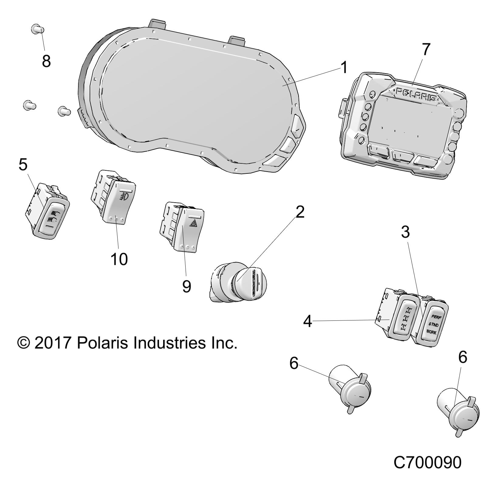 ELECTRICAL, DASH INSTUMENTS - R18RRE99FM/S99FM/SCM (C700090)