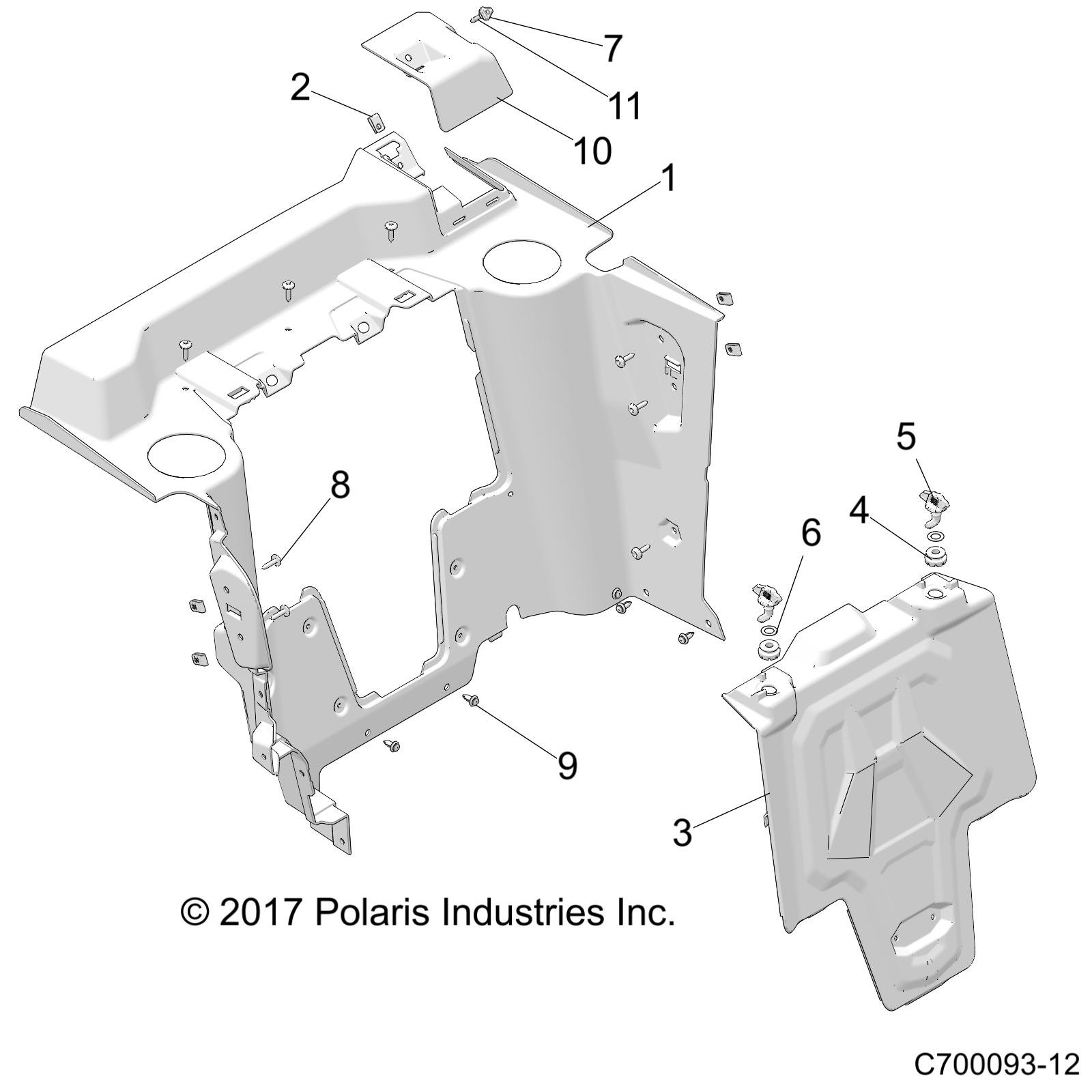 BODY, REAR CLOSEOFF - Z20S1E99NG (C700093-12)