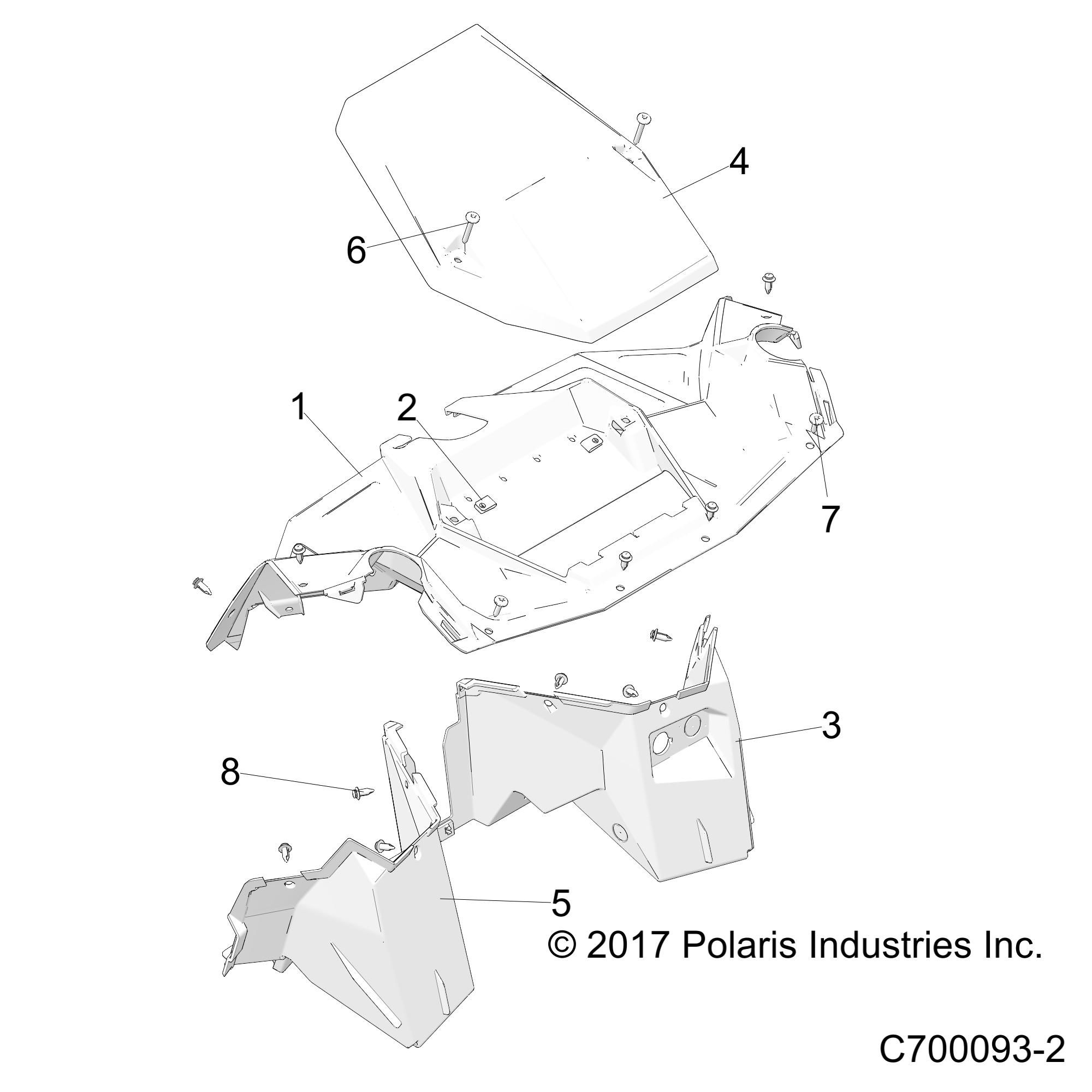 BODY, DASH PANELS - Z18VGE99AK/AW/BK/BW (C700093-2)