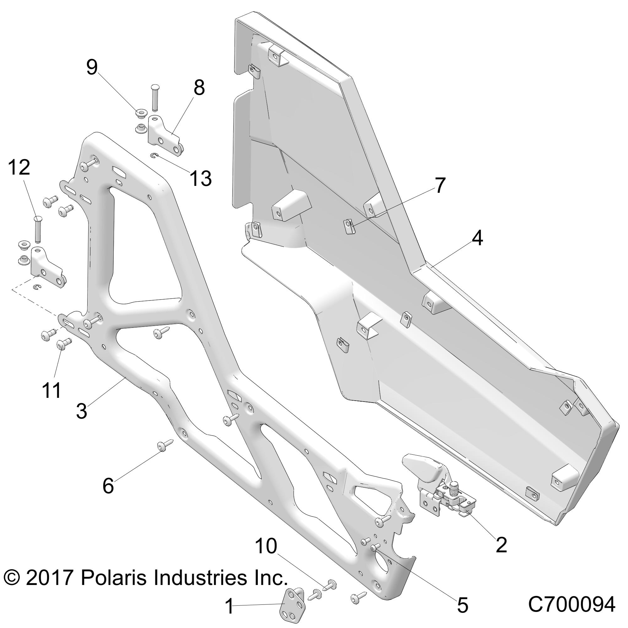 BODY, DOOR - Z21S1E99AR/BR (C700094)