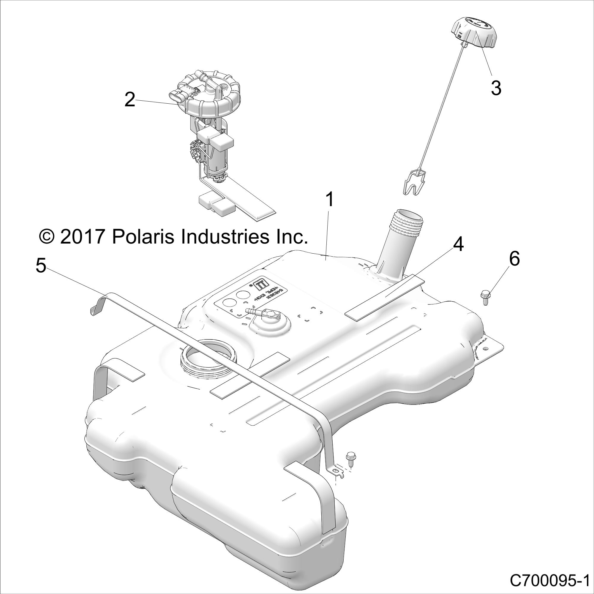 BODY, FUEL COMMON TANK - Z20S1E99NG (C700095-1)