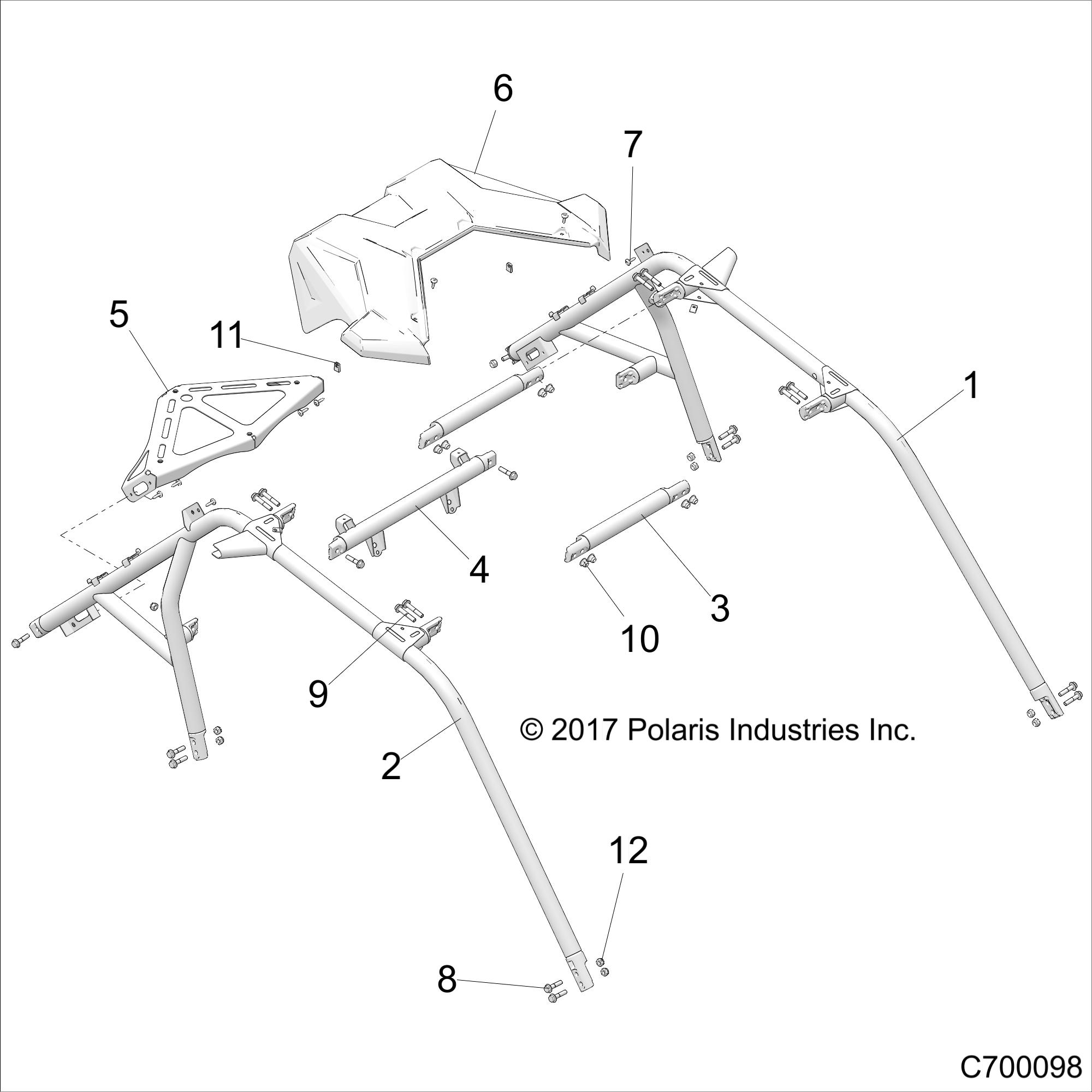 CHASSIS, CAB FRAME - Z20S1E99NG (C700098)