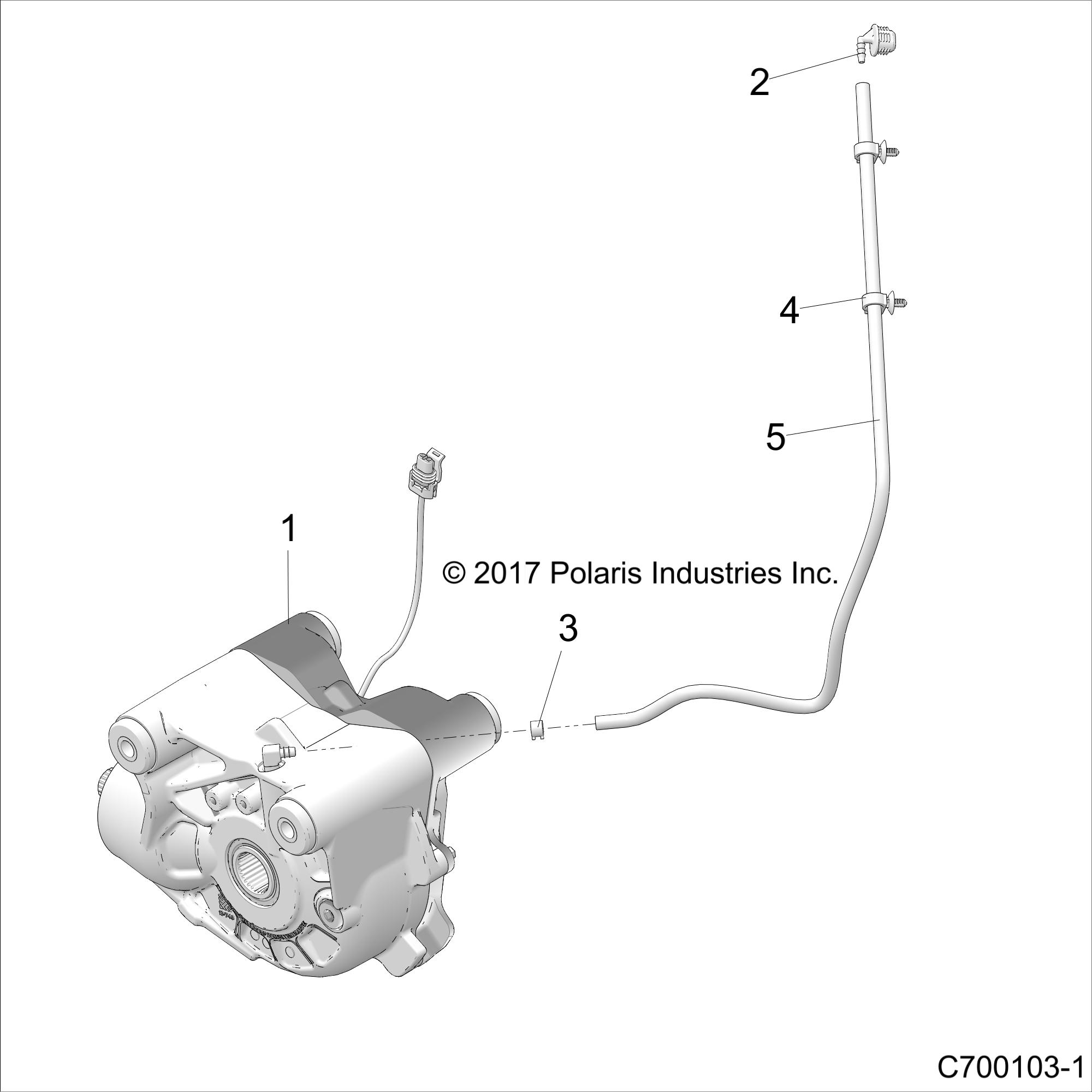 DRIVE TRAIN, FRONT GEARCASE VENTING - Z20S1E99NG (C700103-1)