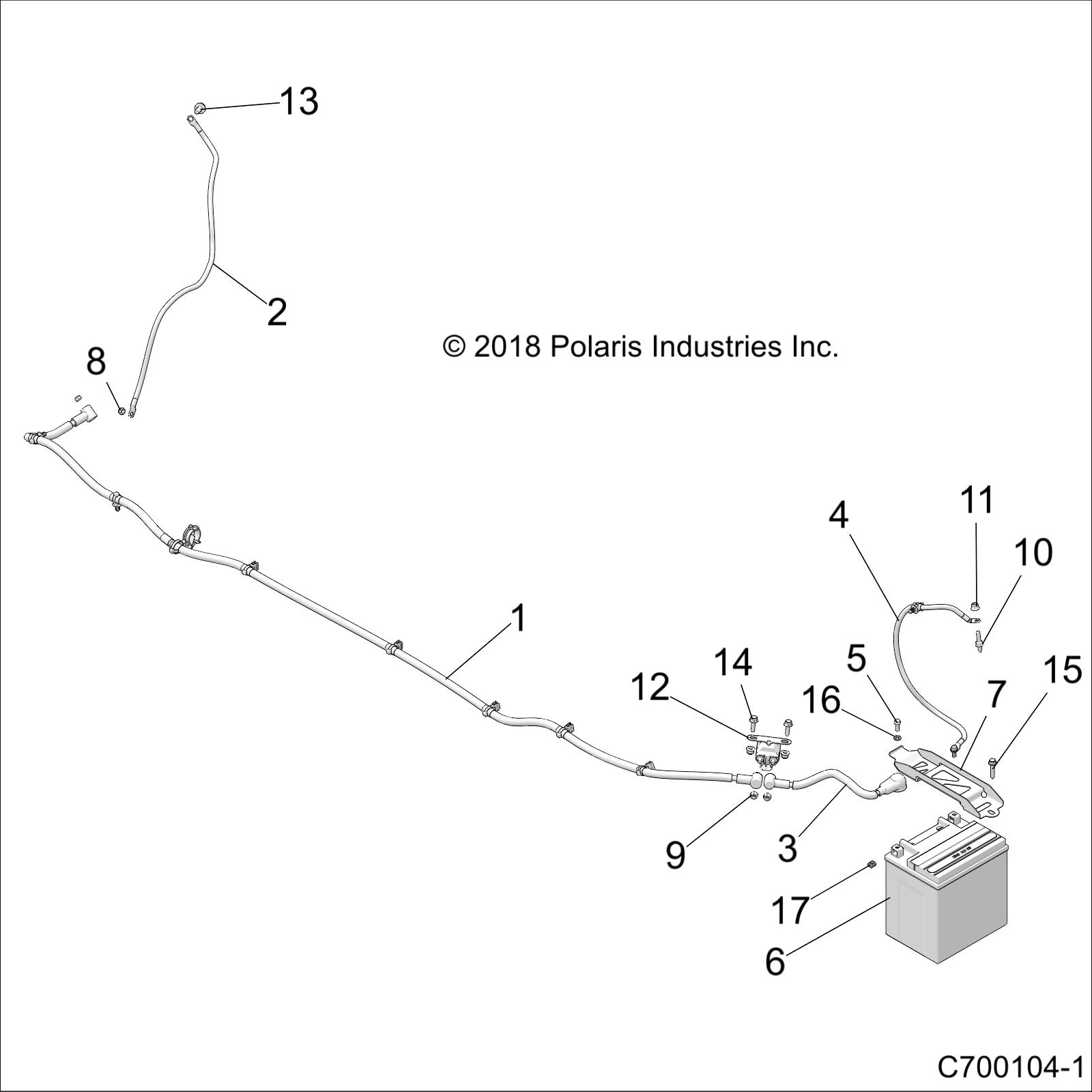 ELECTRICAL, BATTERY - Z20S1E99NG (C700104-1)