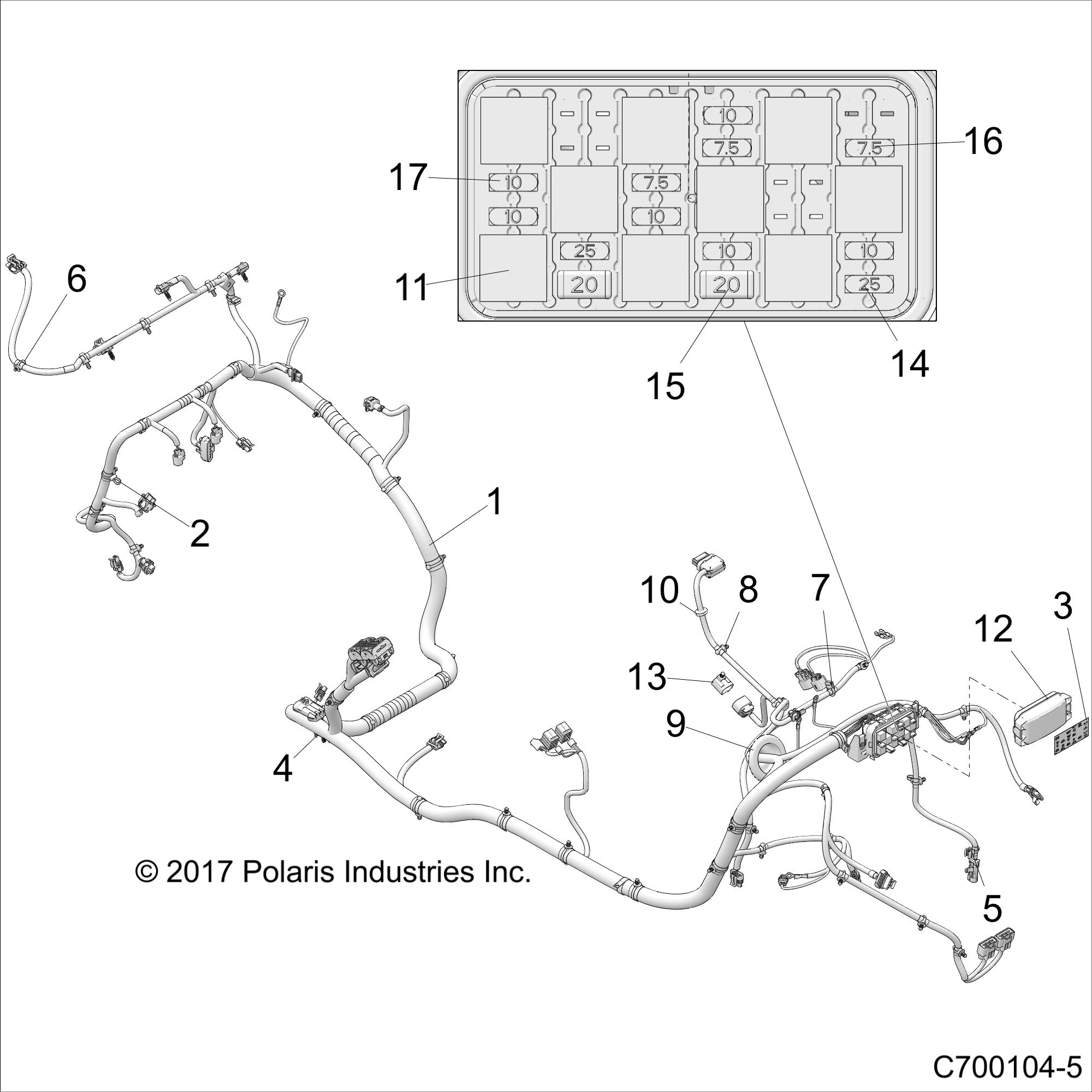 ELECTRICAL, WIRE HARNESS - Z21S1E99AR/BR (C700104-5)