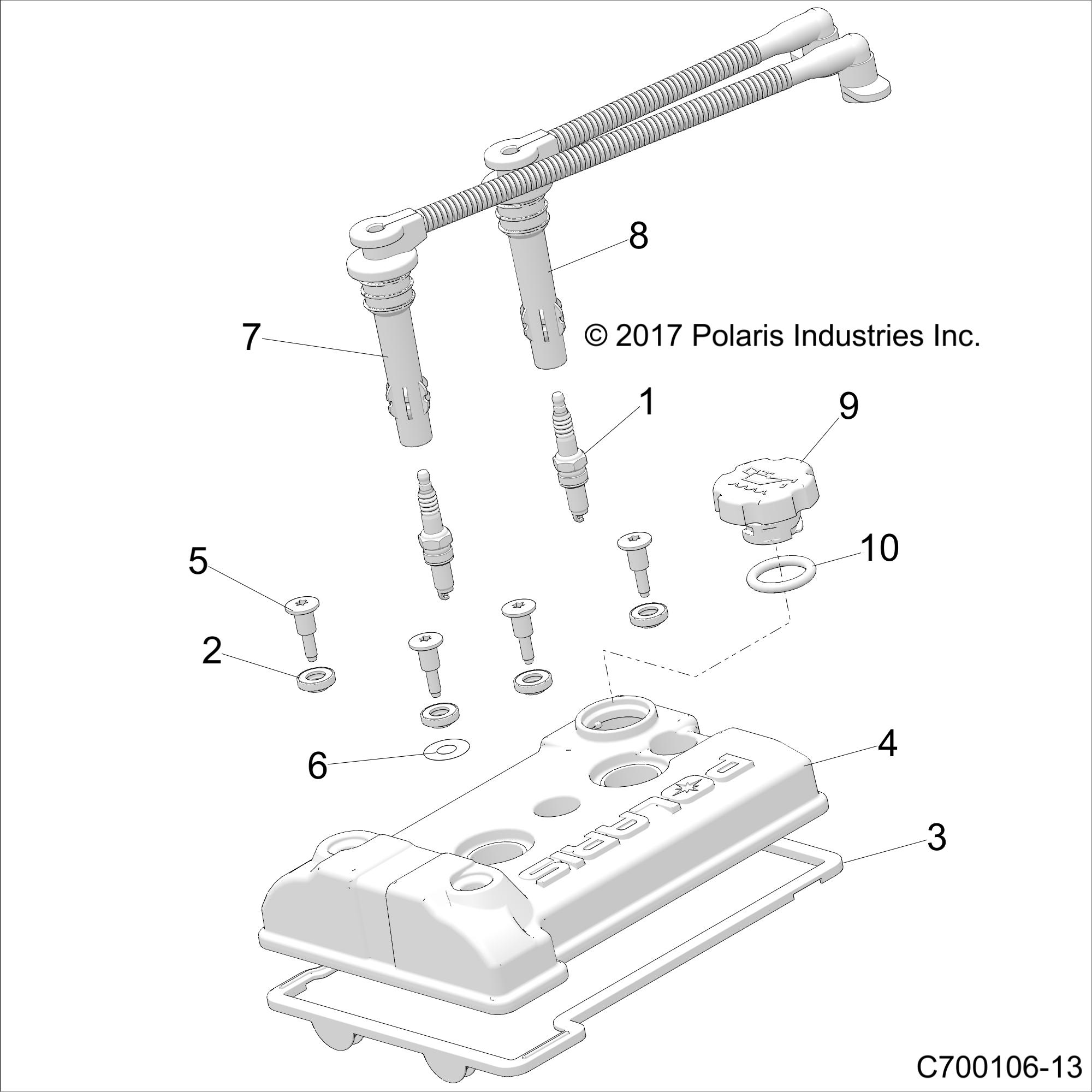 ENGINE, VALVE COVER - Z20ASA87B2/E87BH/BW/LW (C700106-13)