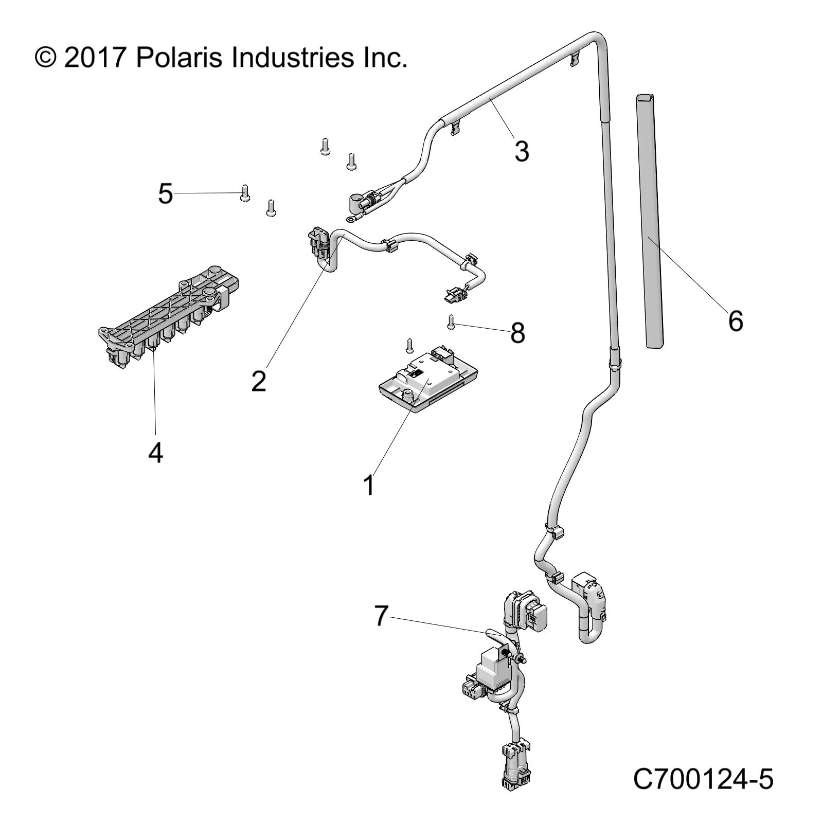 BODY, DOME LIGHT AND HARNESS - R20RRU99A9/AA/AF/AP/AX/B9/BA/BF/BP/BX (C700124-5)