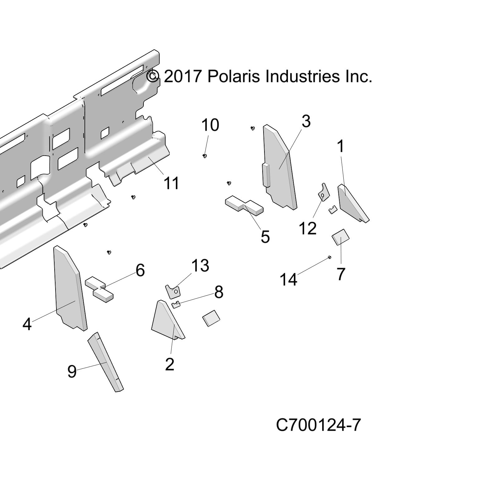 BODY, CAB FOAM - R20RRU99A/B (C700124-7)