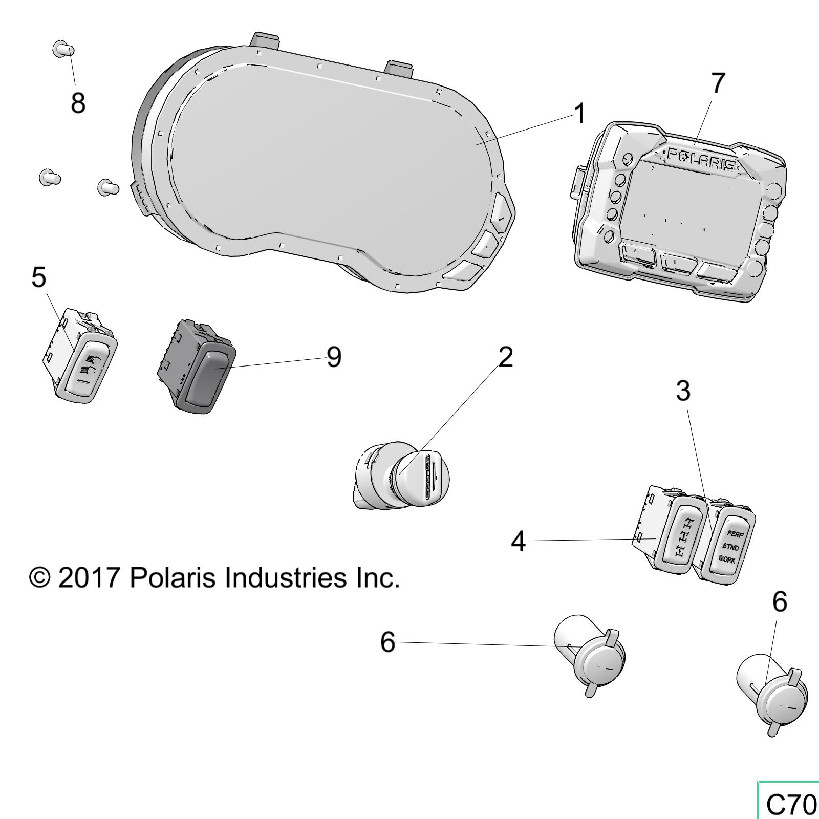 ELECTRICAL, DASH INSTUMENTS - R18RRE99NS (C700137)