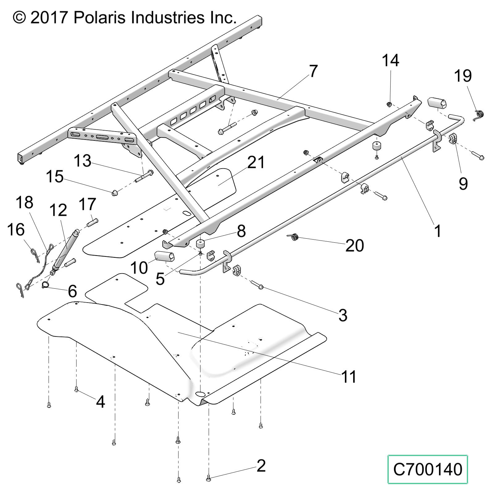 BODY, BOX, MOUNTING - R19RRB99A9/B9 (C700140)