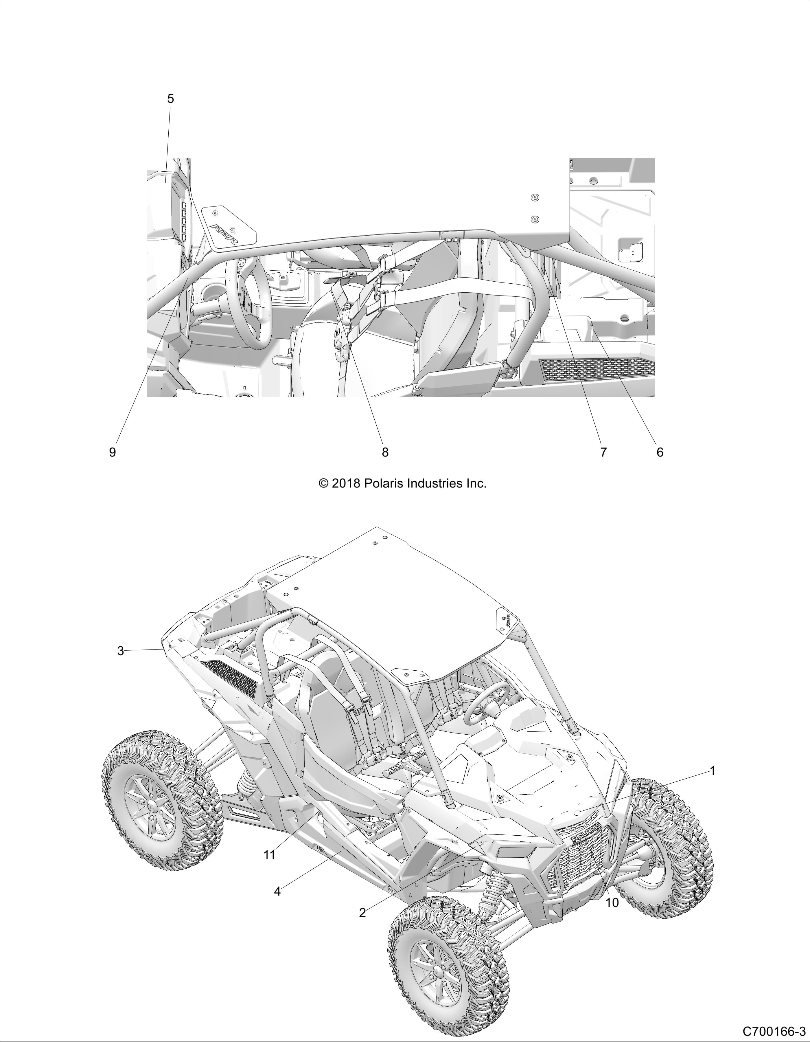 BODY, DECALS, STANDARD - Z19VEL92LR (C700166-3)