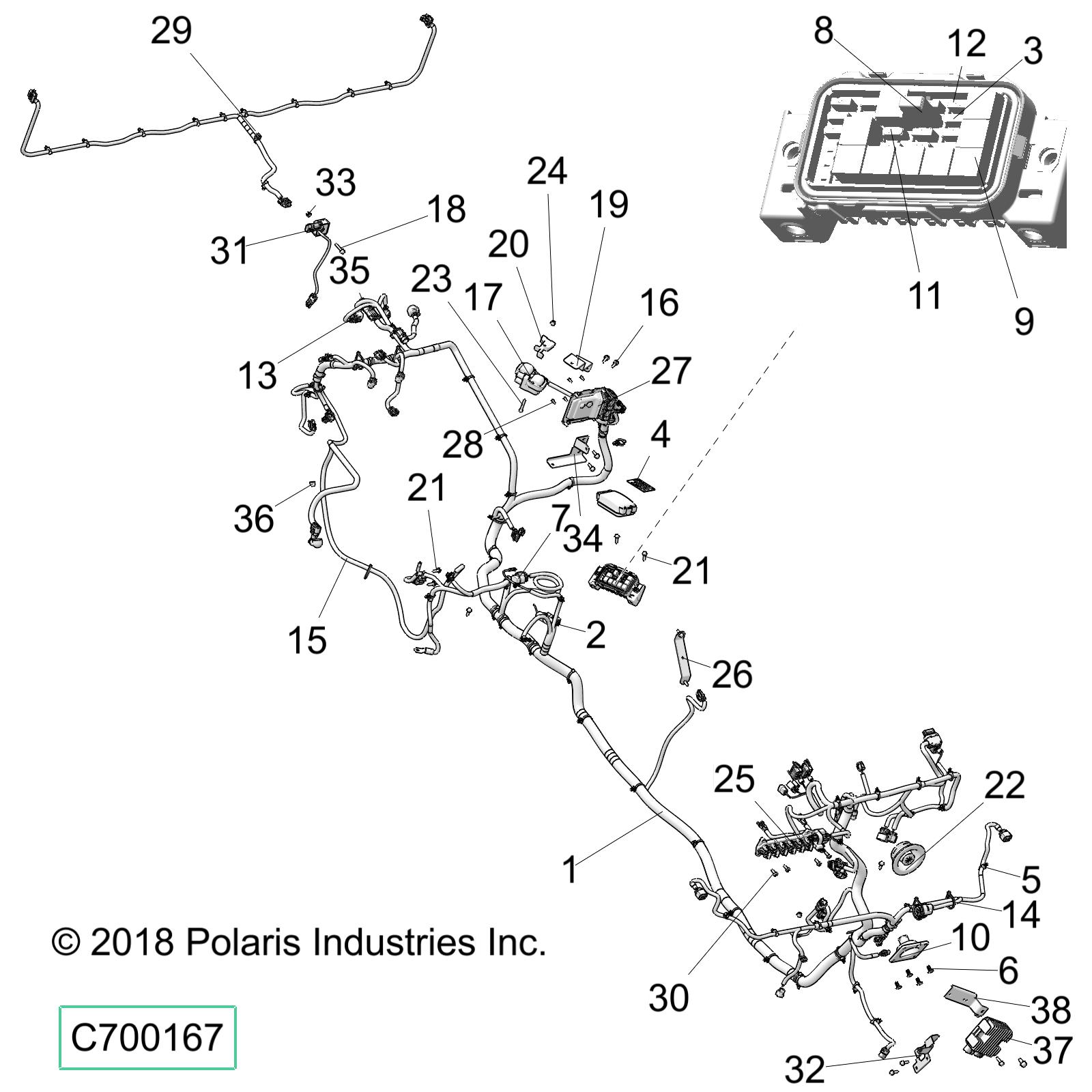 ELECTRICAL, WIRE HARNESS - R19RSE99N1 (C700167)