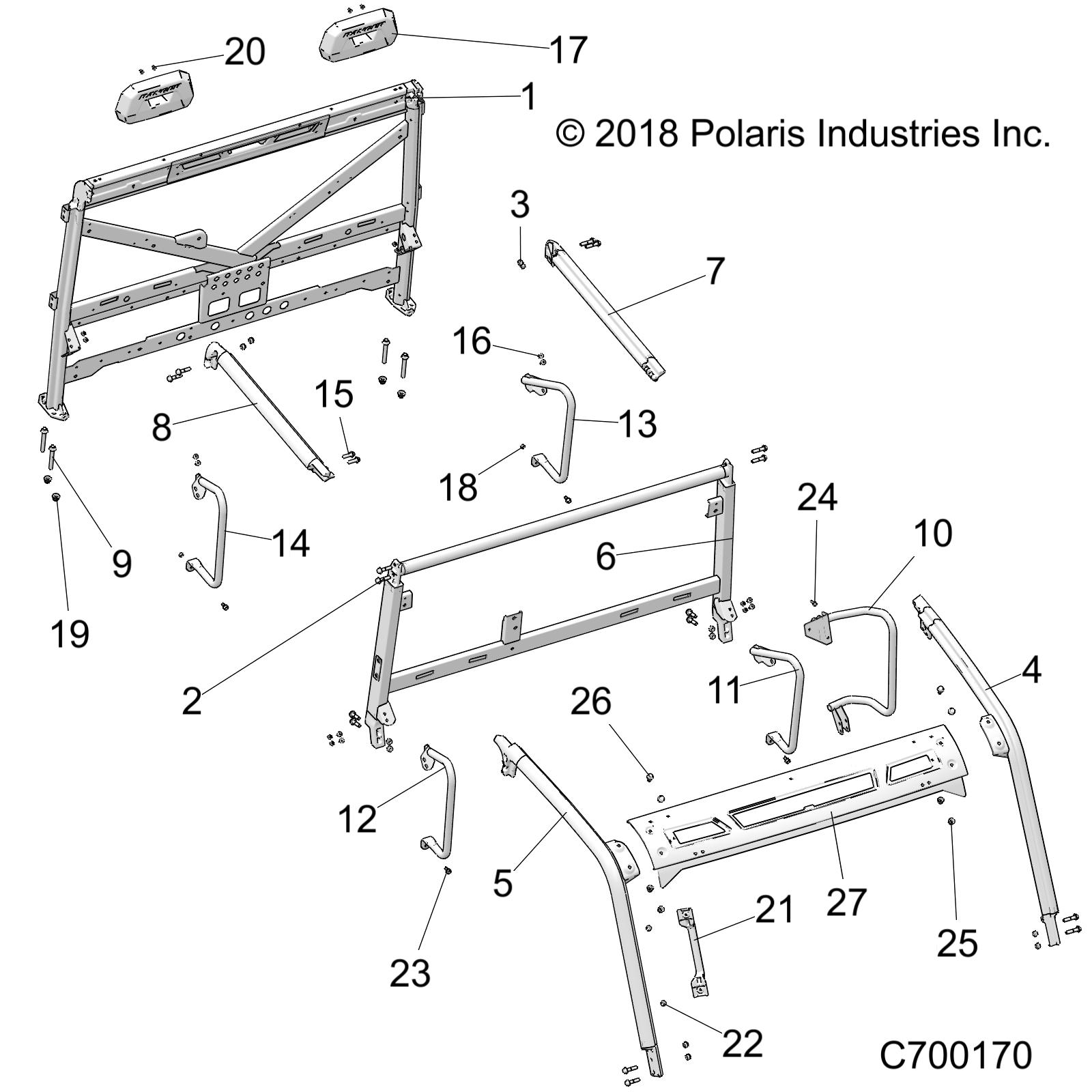 CHASSIS, CAB FRAME - R20RSR99A/B (C700170)