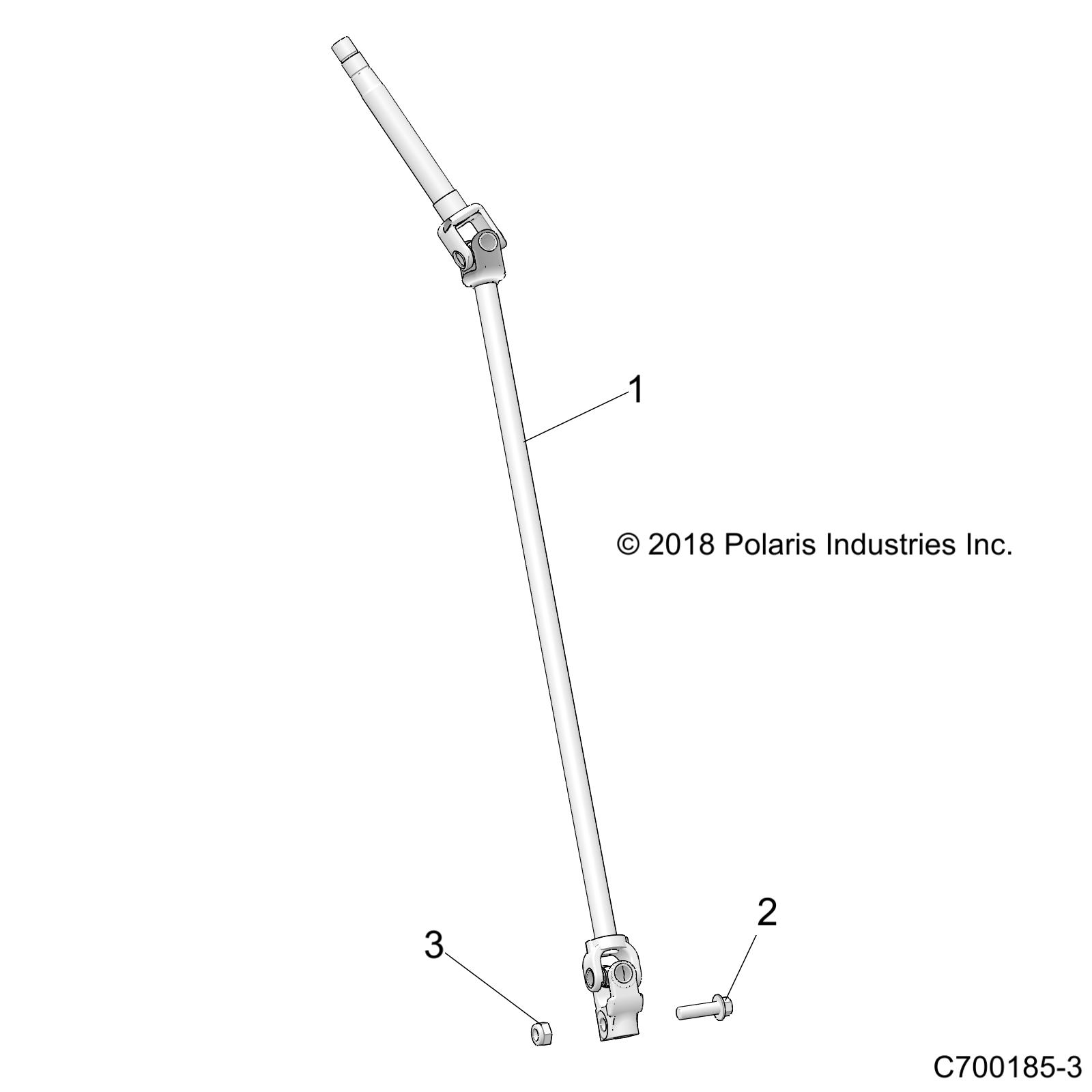 STEERING, SHAFT - Z20CHA57K2 (C700185-3)